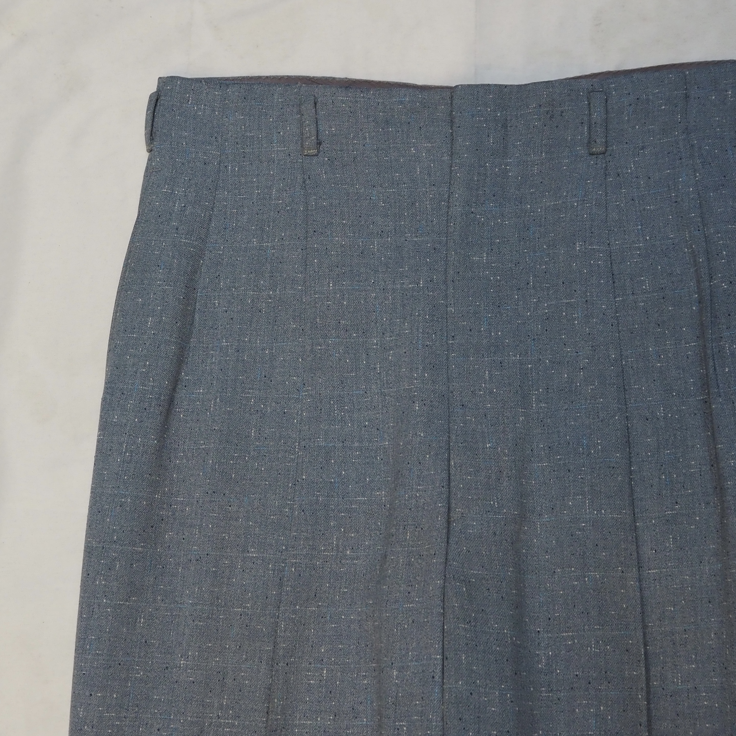 50’s Vintage Rayon Gabardine Slacks 33×28 の画像 4