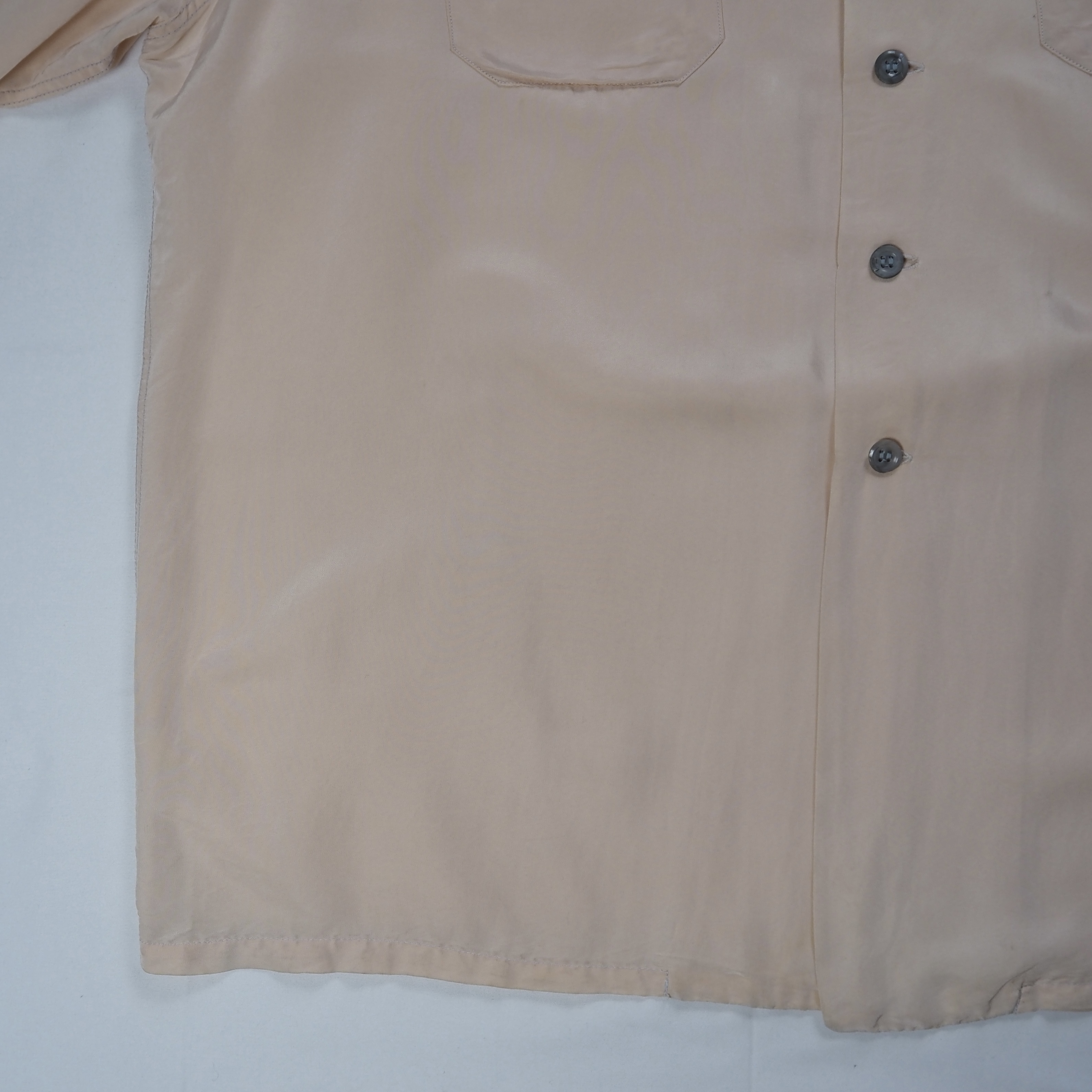 【ビッグサイズ】50’s Penny’s ナイロンシャツ ピンク XL の画像 13