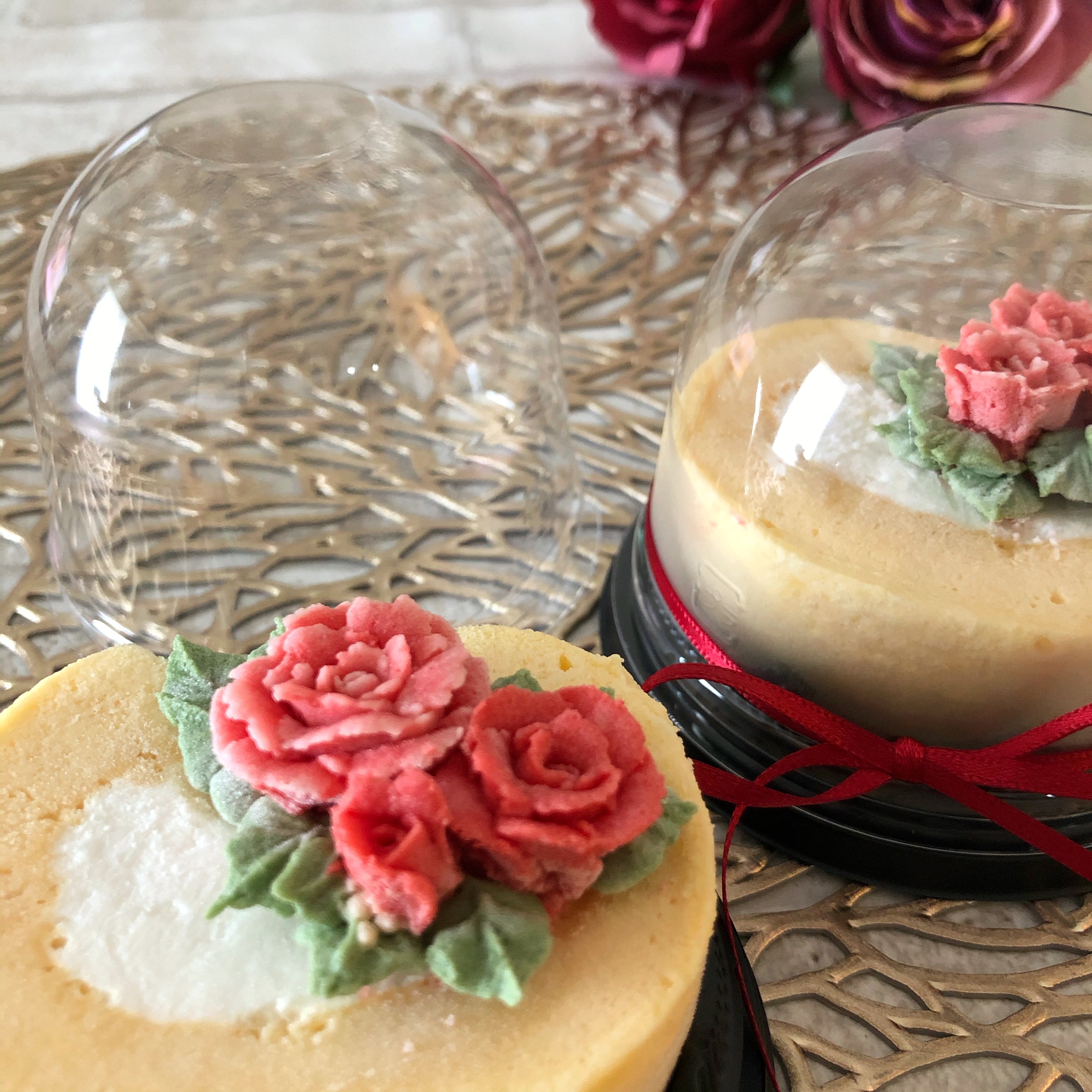 5月お誕生日ケーキご予約 バラのロールケーキ 1カット Elfelice エルフェリーチェ