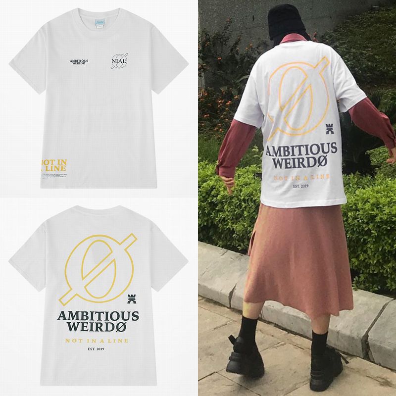 ユニセックス Tシャツ 半袖 メンズ レディース ラウンドネック シンプル バックプリント オーバーサイズ 大きいサイズ ルーズ ストリート