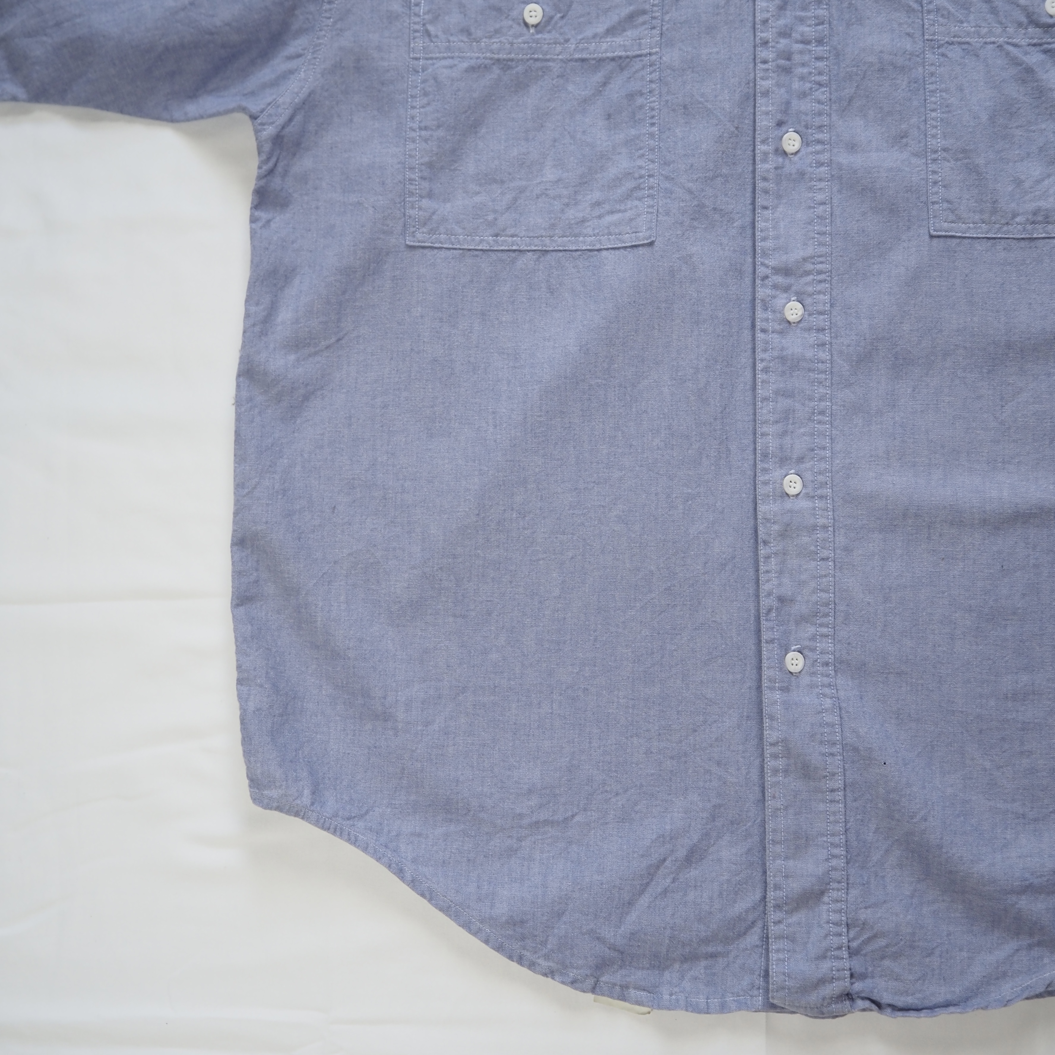 90’s Eddie Bauer シャンブレーシャツ Lサイズ の画像 9