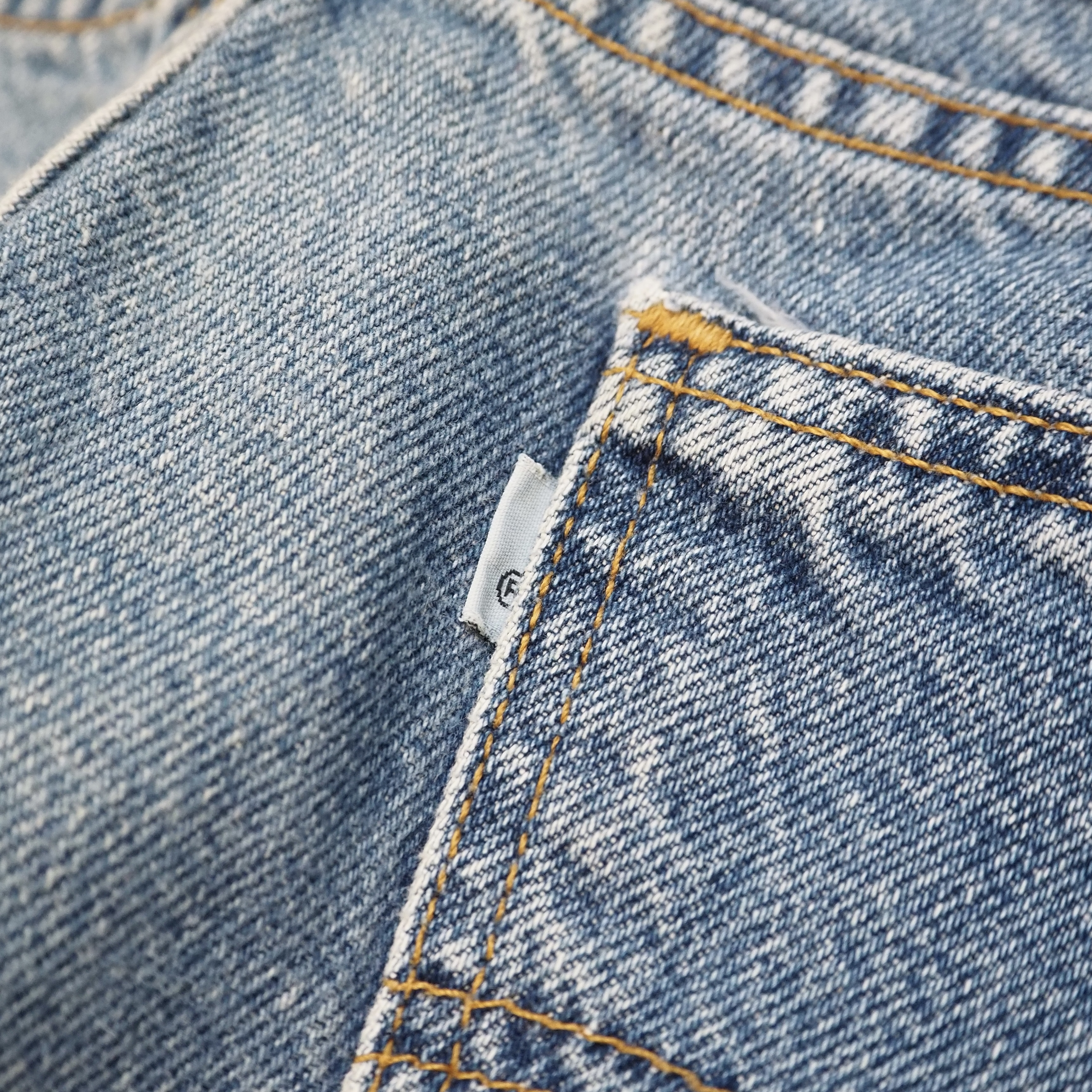 90S Levi’s 505 Blue Denim Shorts Size 36 の画像 12