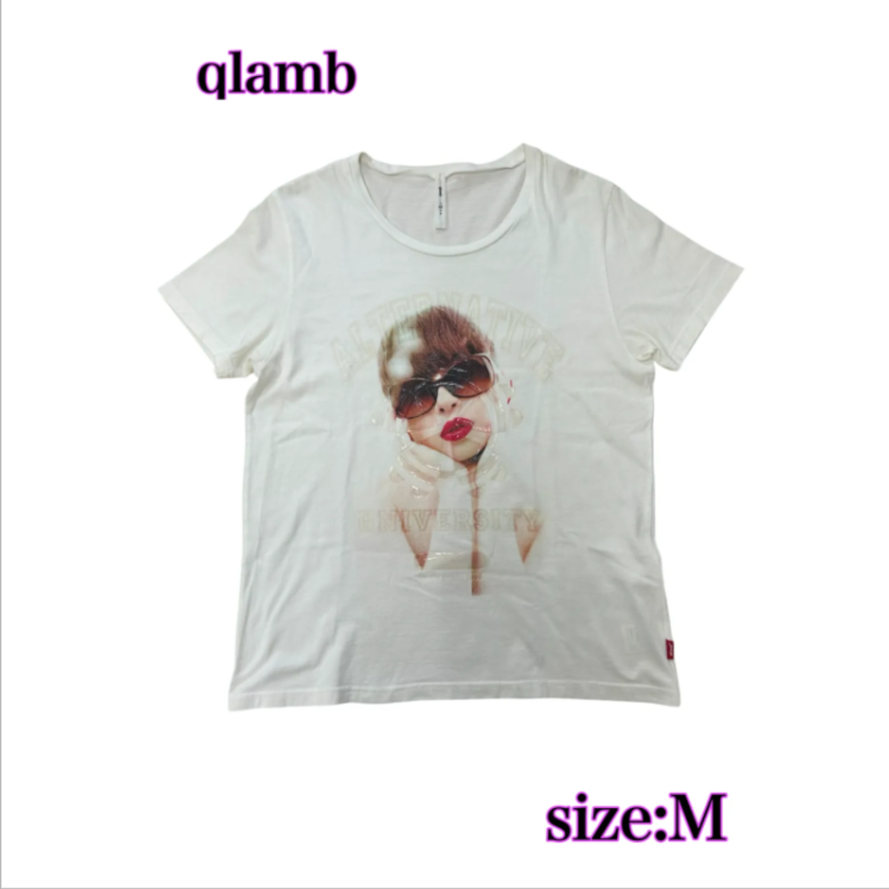 glamb グラム グラフィックプリントTシャツ 半袖