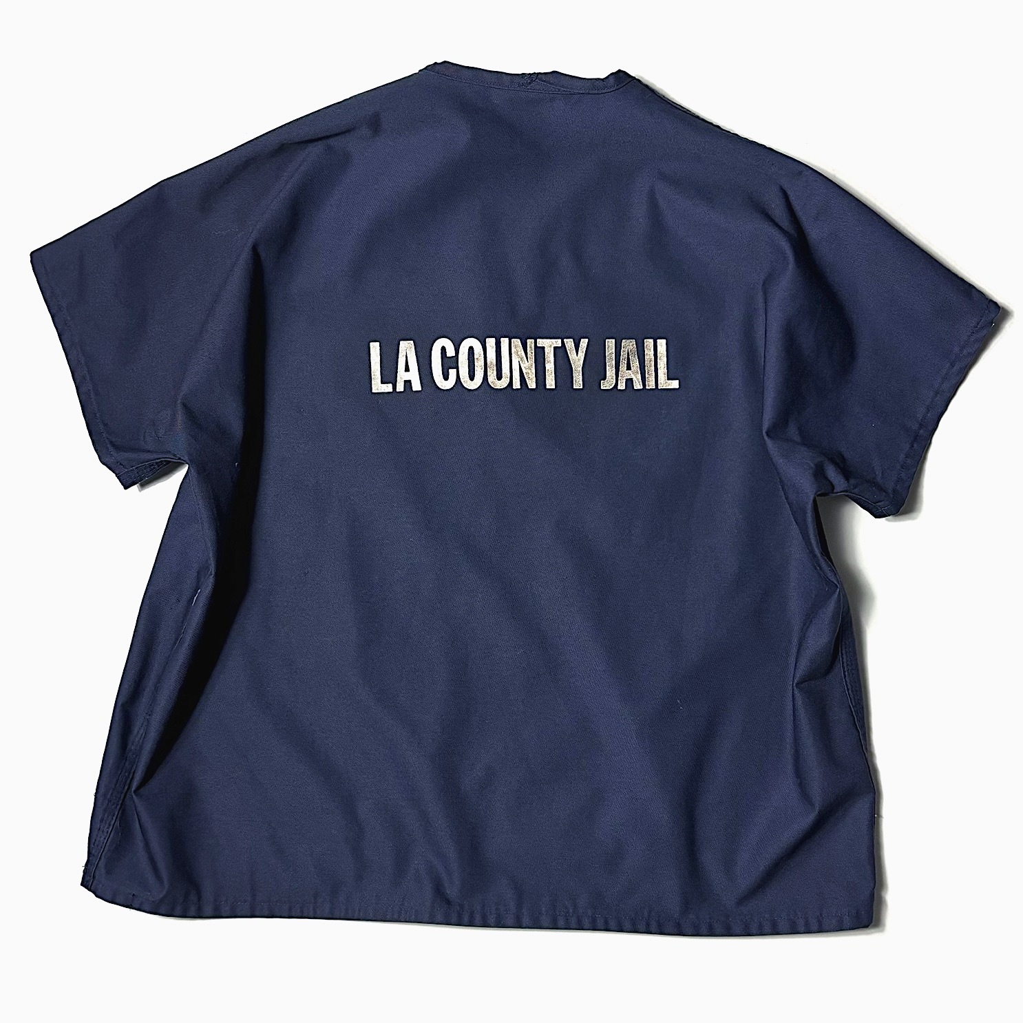 Y2K "LA COUNTY JAIL" Prison Uniform Shirt の画像 2