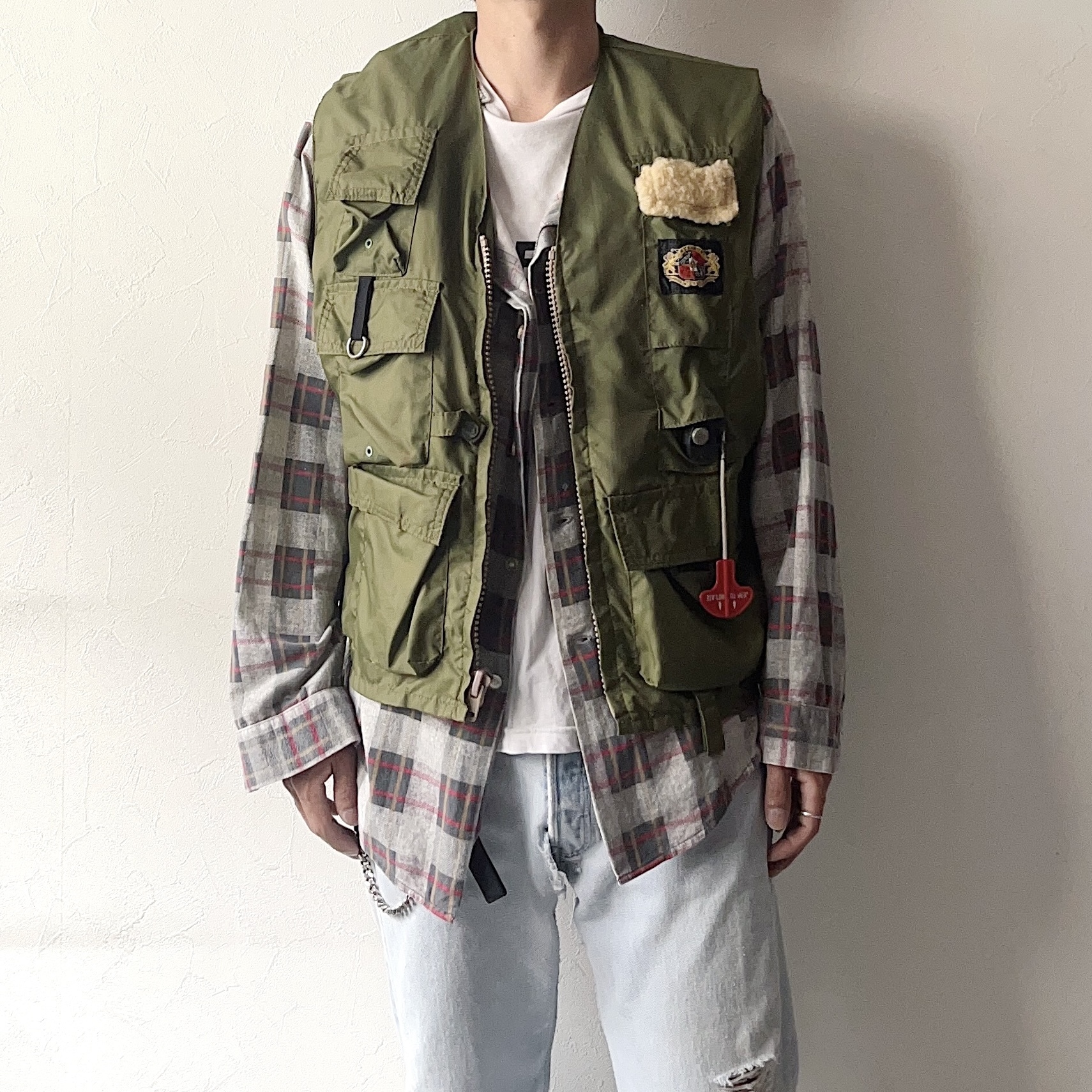 Vintage 70's【STEARNS MFG. CO.,】"ANGLERS VEST" Sports and Life Vest の画像 4