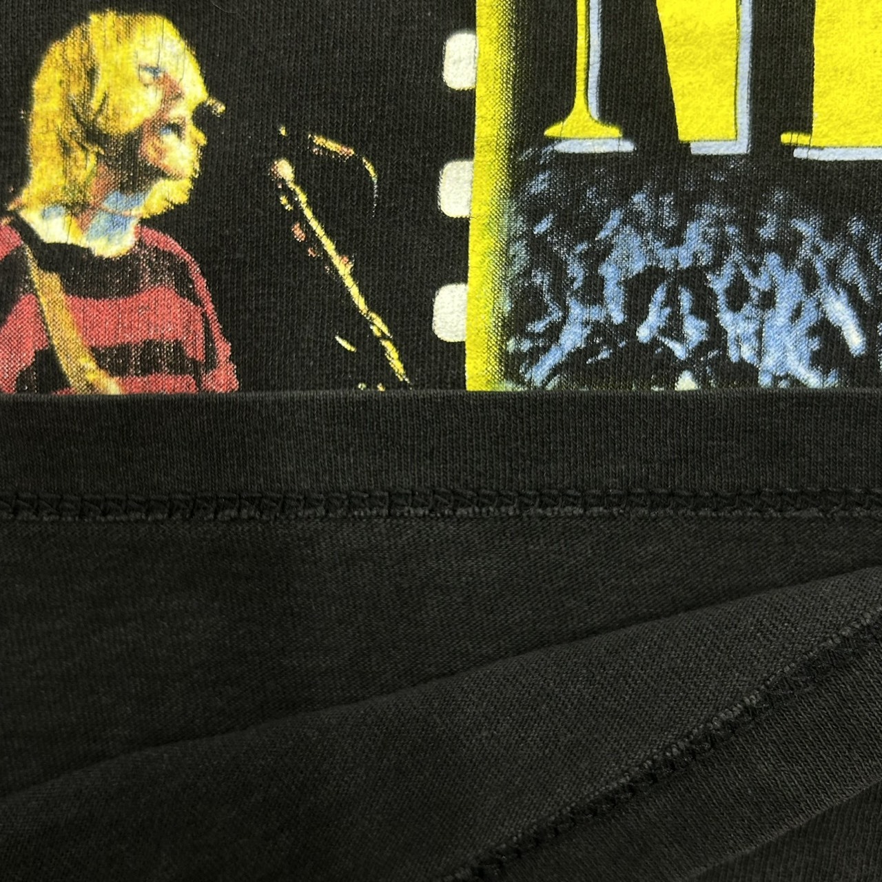 Nirvana “From the Muddy Banks of the Wishkah” Jacket Design T-Shirt WILD OATS L の画像 8