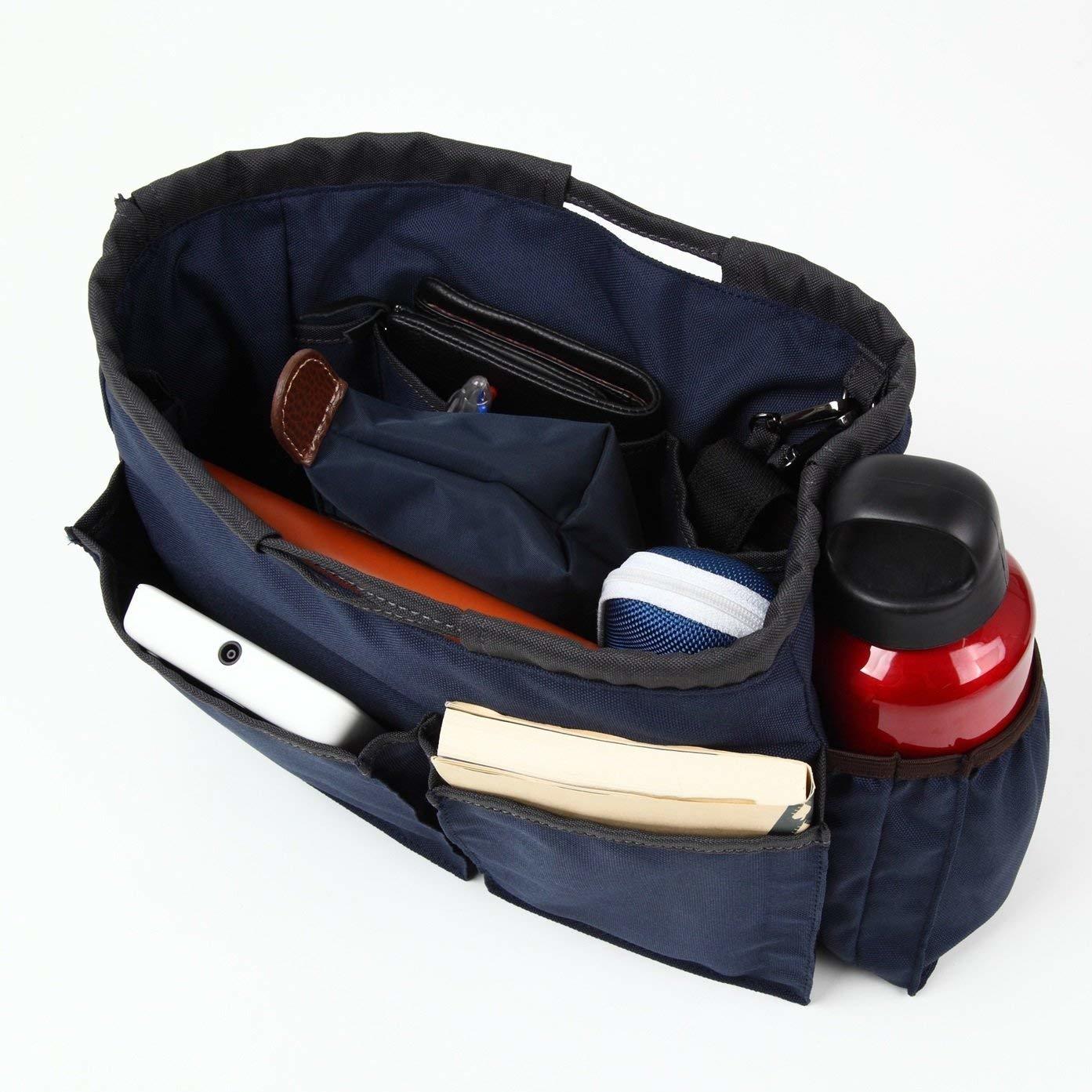 大人気の バッグインバッグ がリニューアル！ サイズが変わるボトルホルダー付きマルチバッ crystalark クリスタルアーク