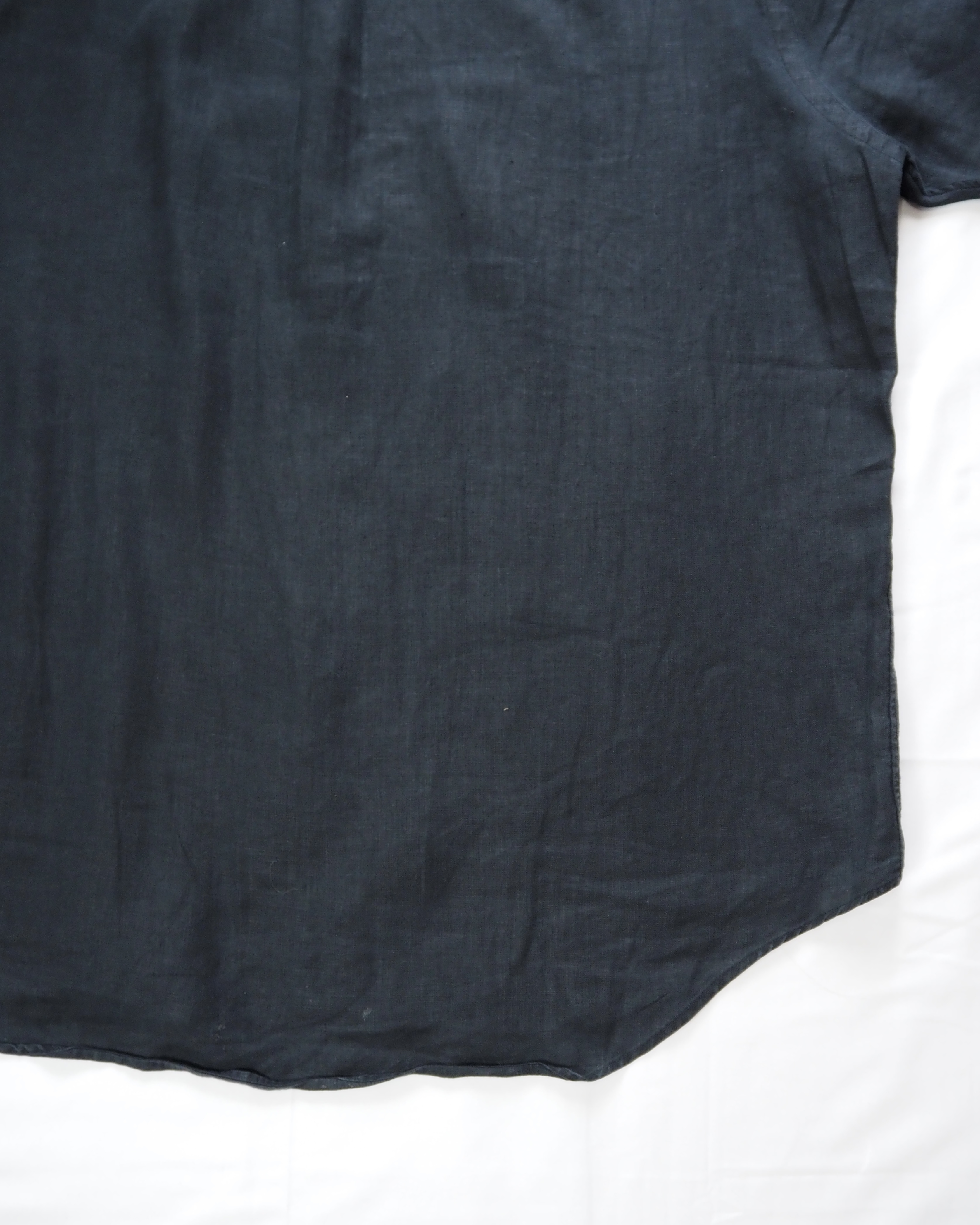 90’s Ralph Lauren リネンシャツ XL ブラック の画像 15