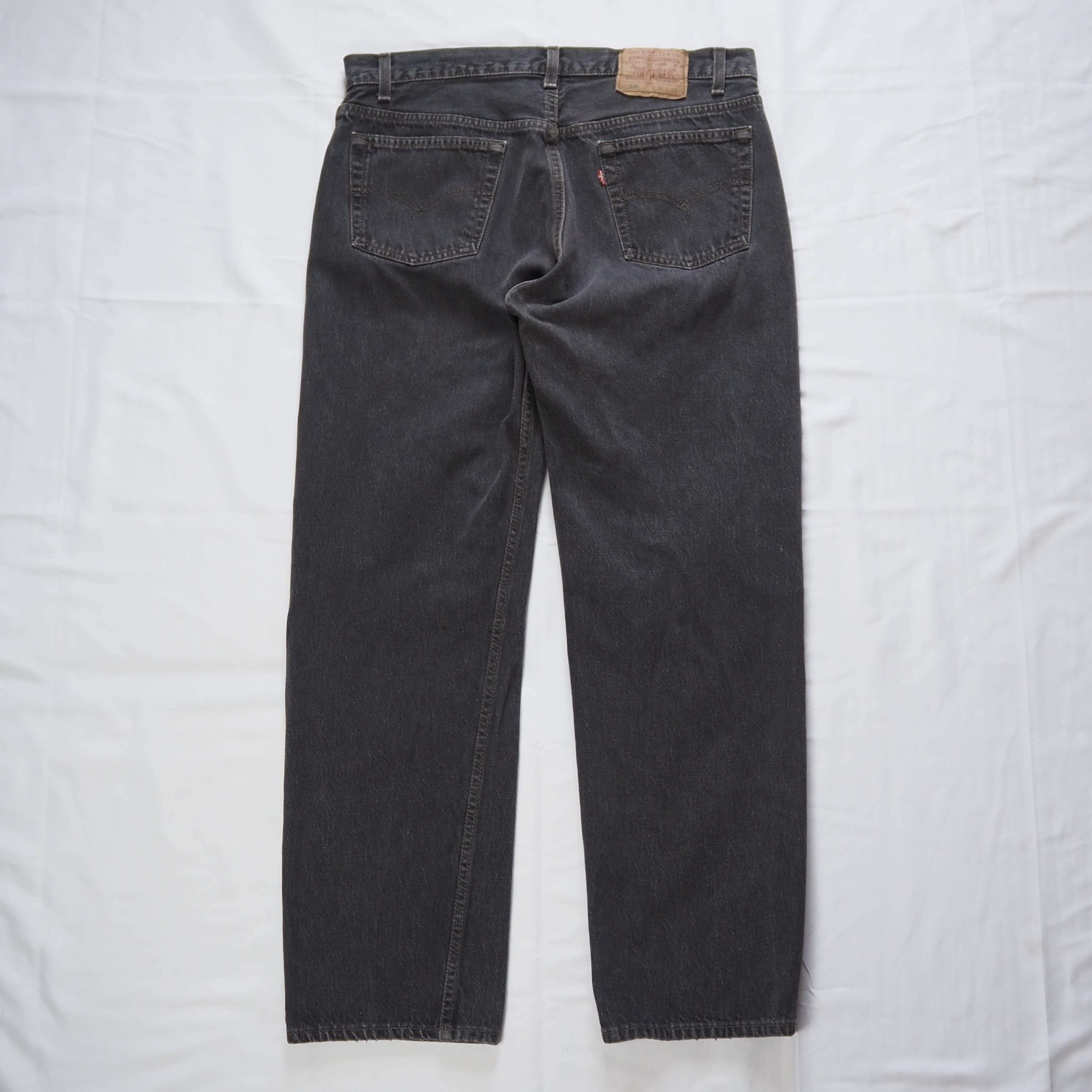 90’s Levi’s 501 先染めブラックデニム 36×30 の画像 12