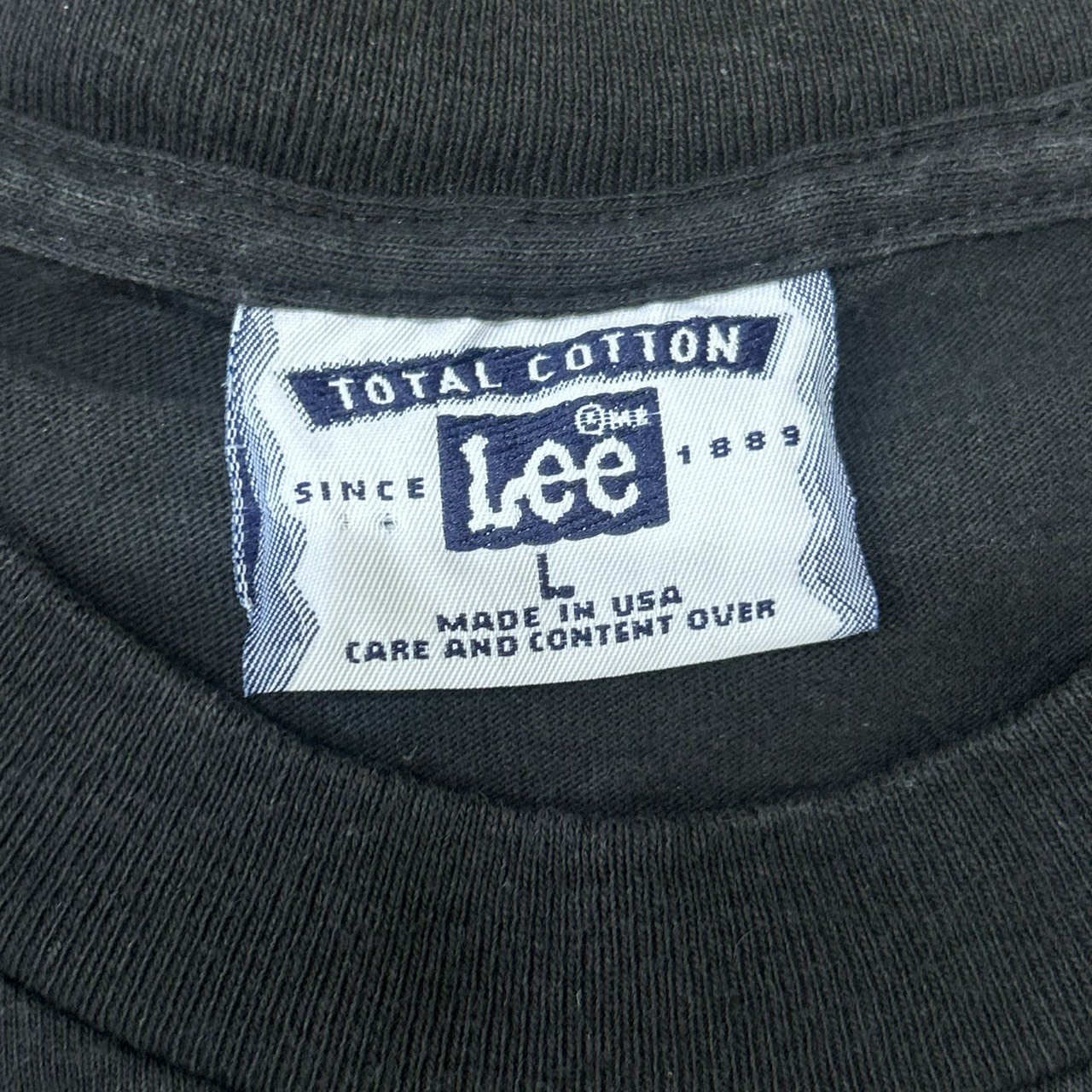 Oasis リアム・ギャラガー フォトプリント Tシャツ ブラック  Lee Fits L の画像 3