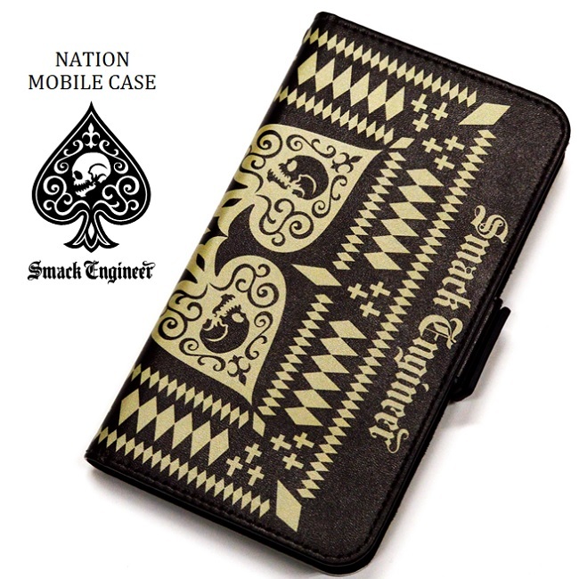 Smack Engineer スマックエンジニア Nation Mobile Case 手帳型スマホケース フリーサイズ Iphone アイフォンカバー モバイルケース レザー 黒 ブラック スカル ドクロ スペード メンズ レディース Rock Punk ロック パンク バンド ギフトラッピング無料 衣装 Rogia Smack Engineer スマックエンジニア Nation Mobile Case 手帳型スマホケース フリーサイズ Iphone アイフォンカバー モバイルケース レザー 黒 ブラック スカル ドクロ スペード メンズ レディース Rock Punk ロック パンク バンド ギフトラッピング無料 衣装 Rogia