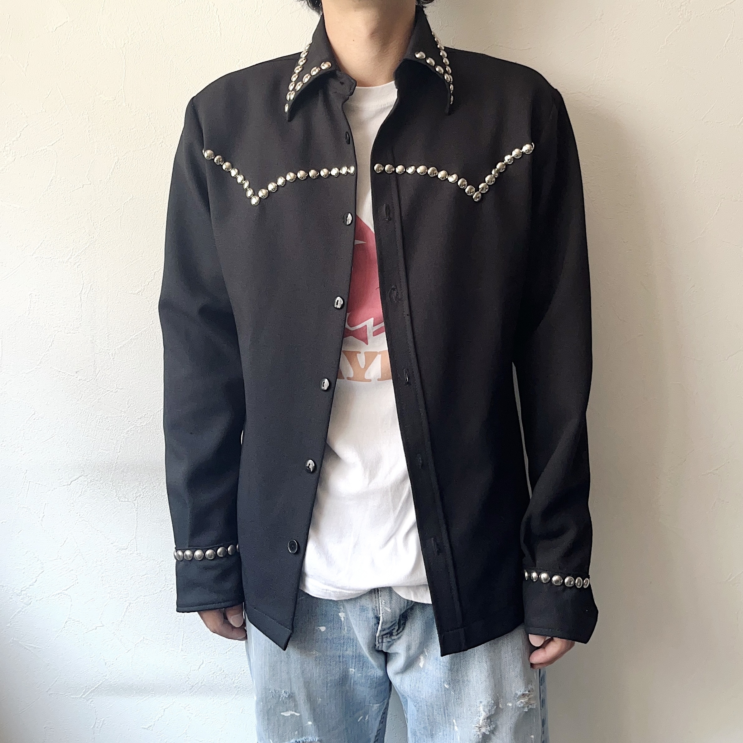 Vintage 90's【SERIOUS】Studs Shirt の画像 3