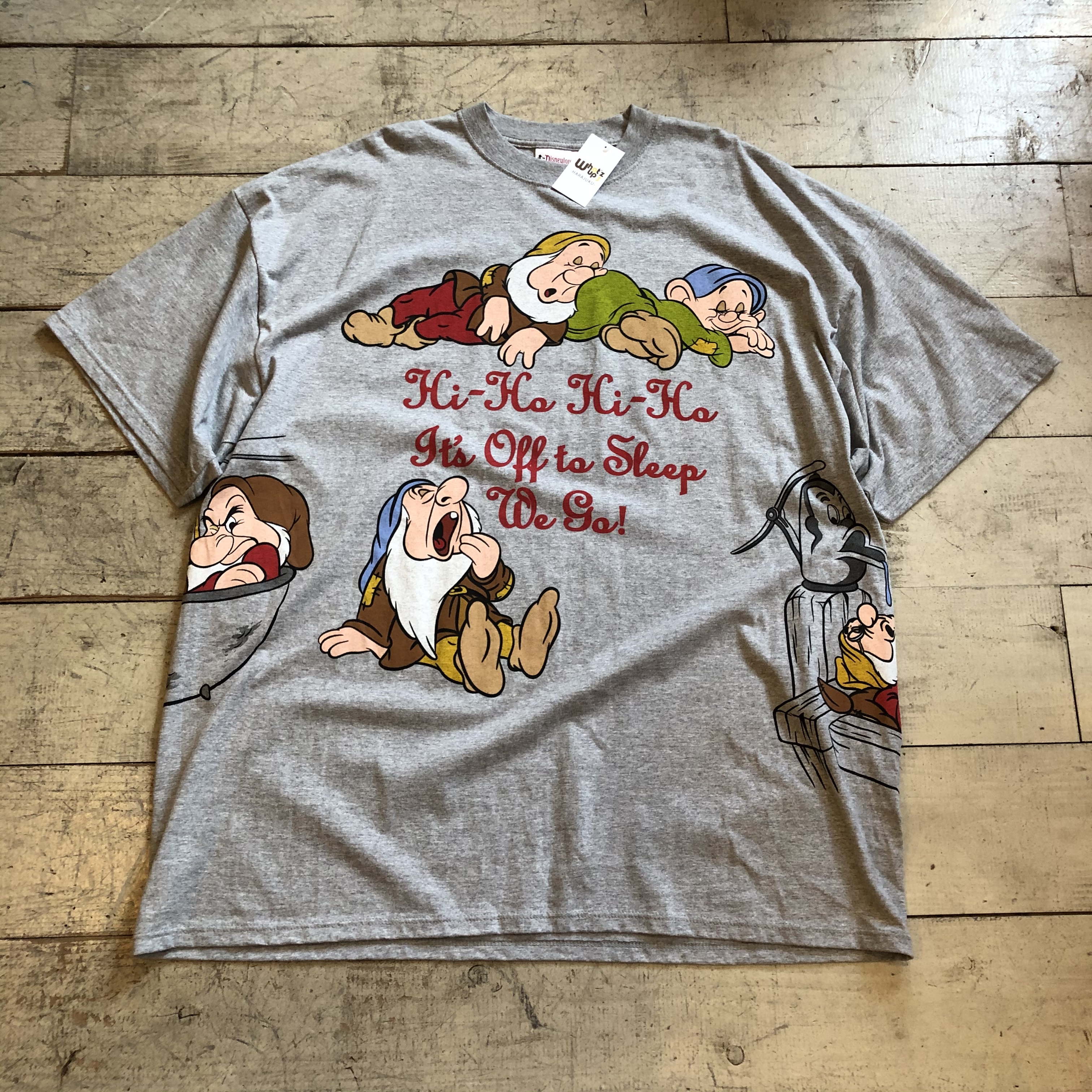 90s 7人の小人 Sleeping T Shirt What Z Up