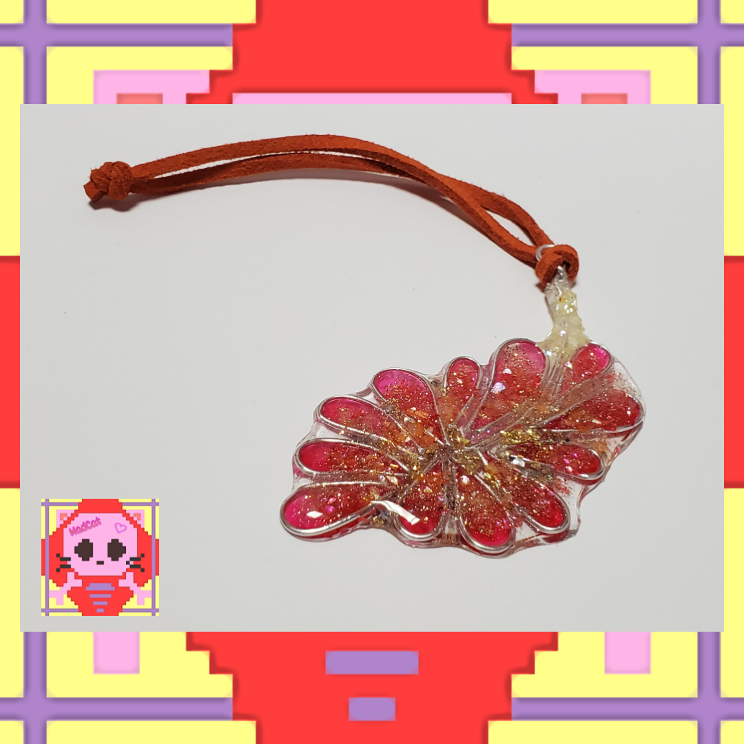 不死鳥の羽 レジンチャーム 雑貨 Madcat工房