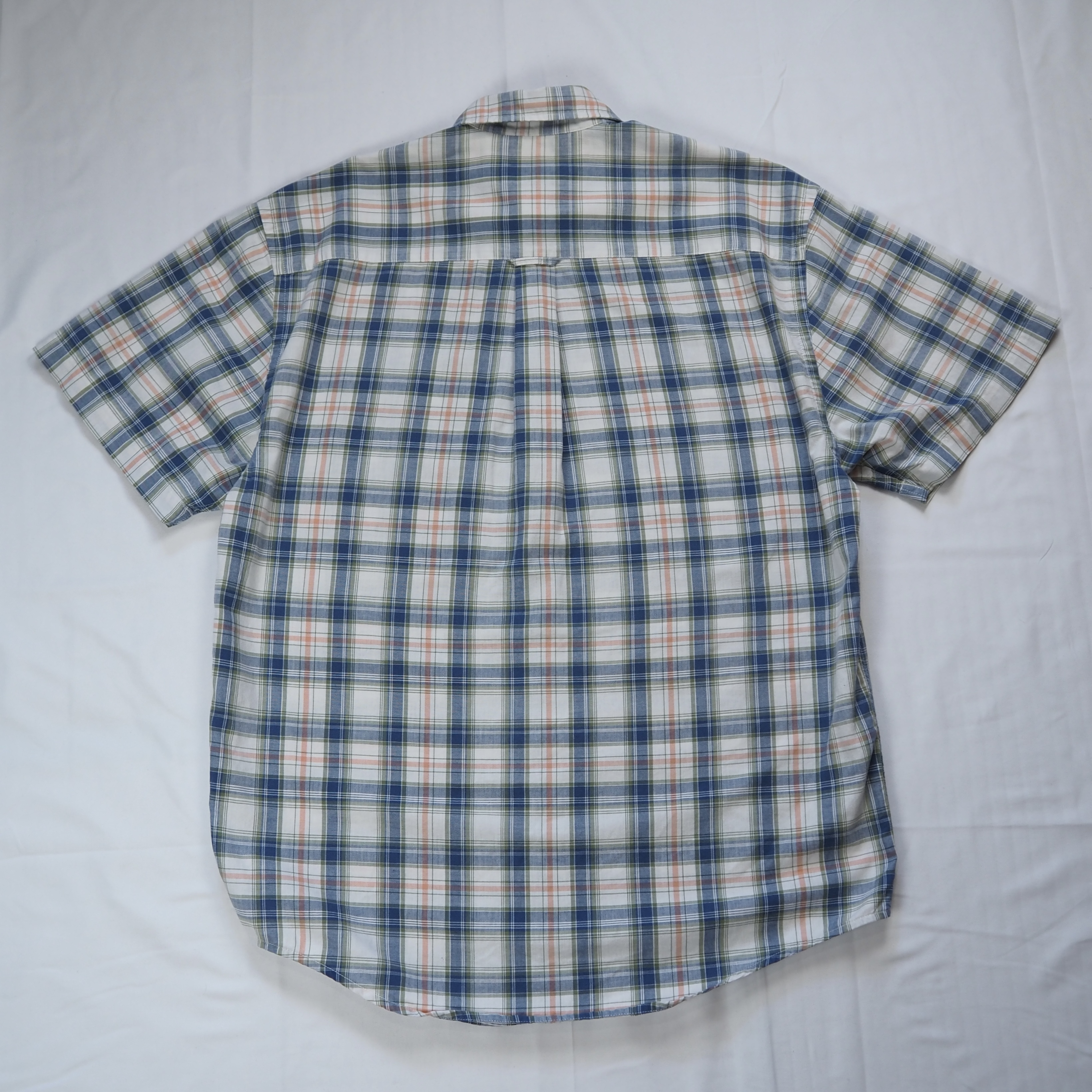 90’s Eddie Bauer 白タグ コットン半袖シャツ Sサイズ の画像 11