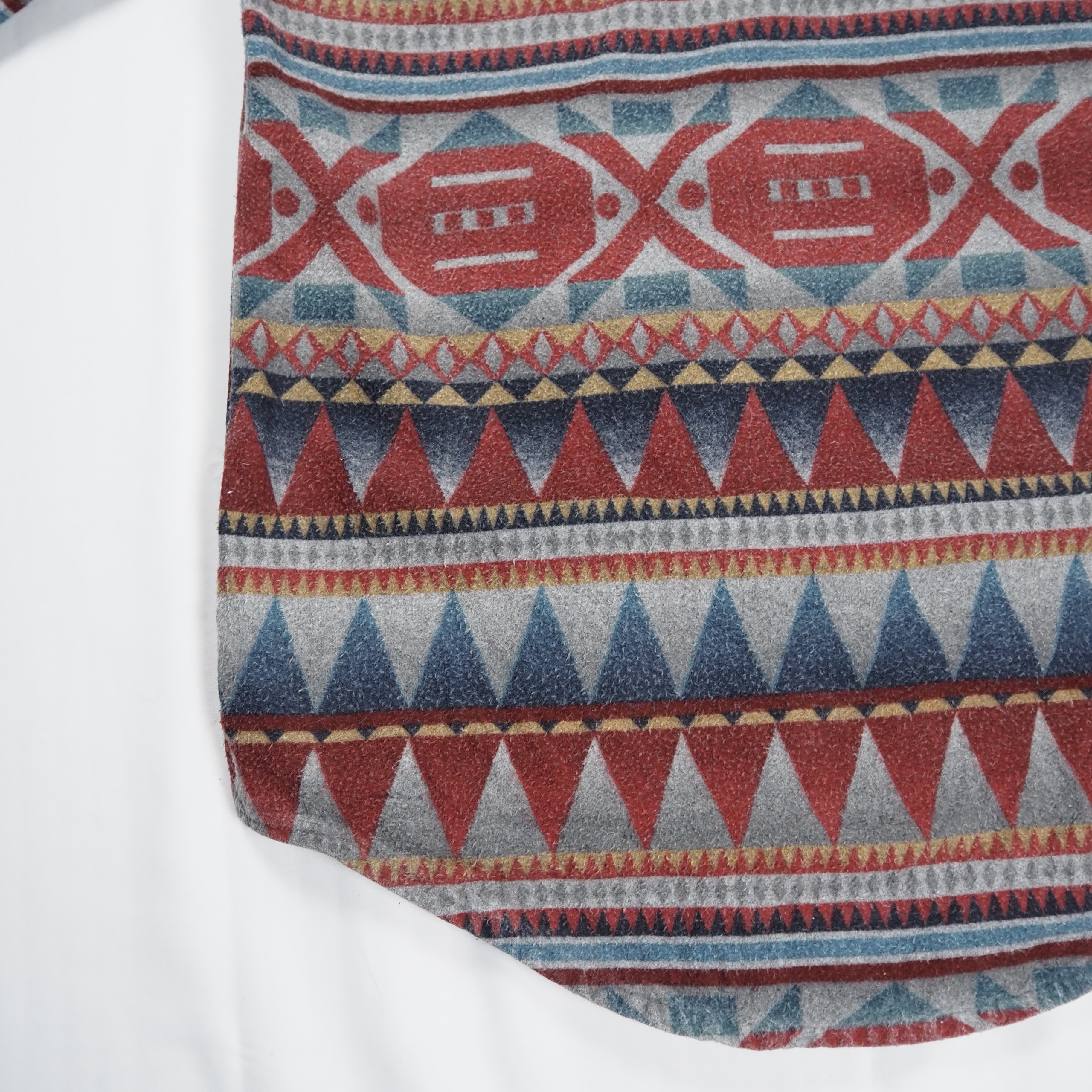 90’s L.L. Bean シャモアクロスシャツ ネイティブ柄 Sサイズ オンライン限定商品 の画像 15