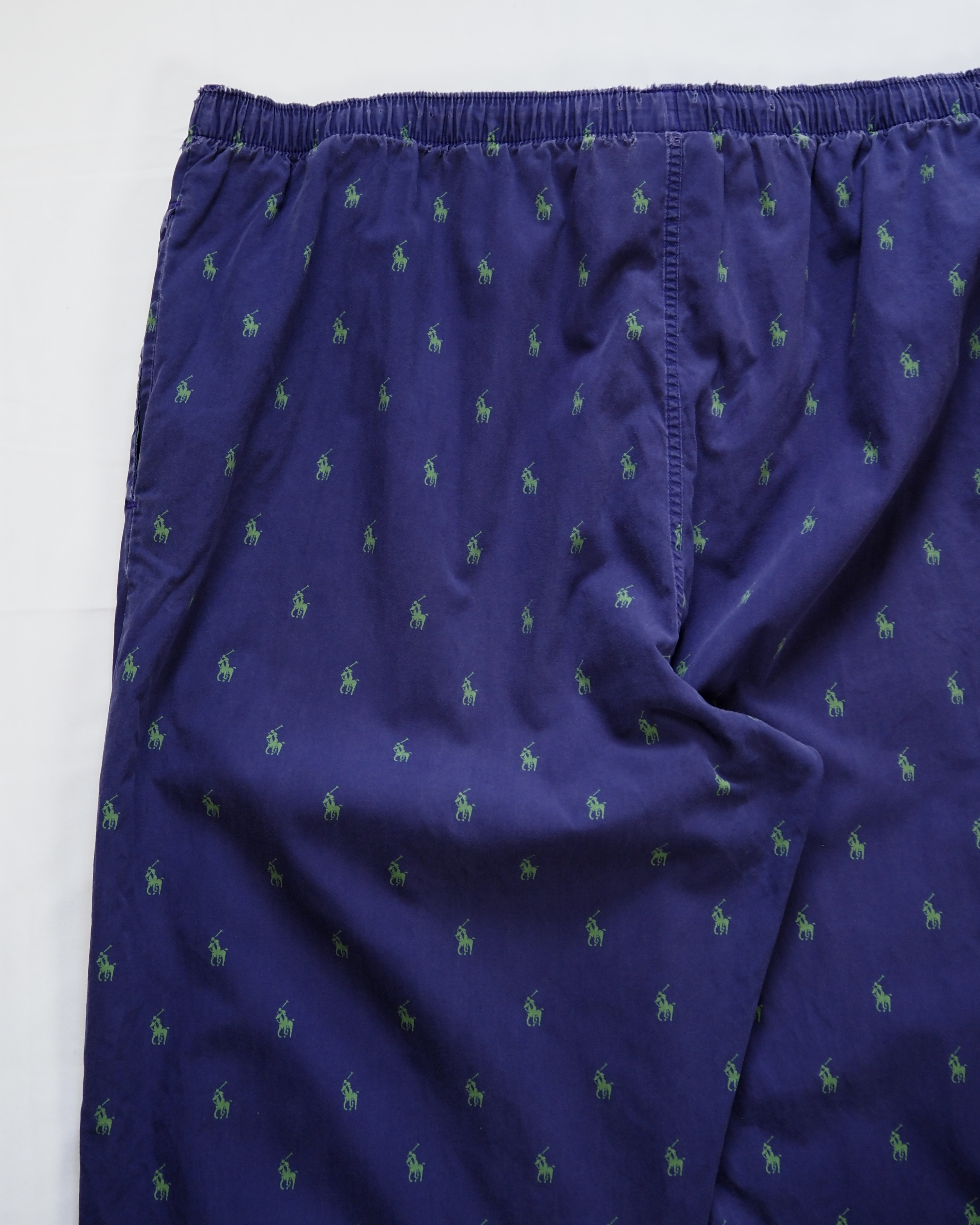 90’s Ralph Lauren パジャマパンツ 総柄 パープル Lサイズ の画像 11