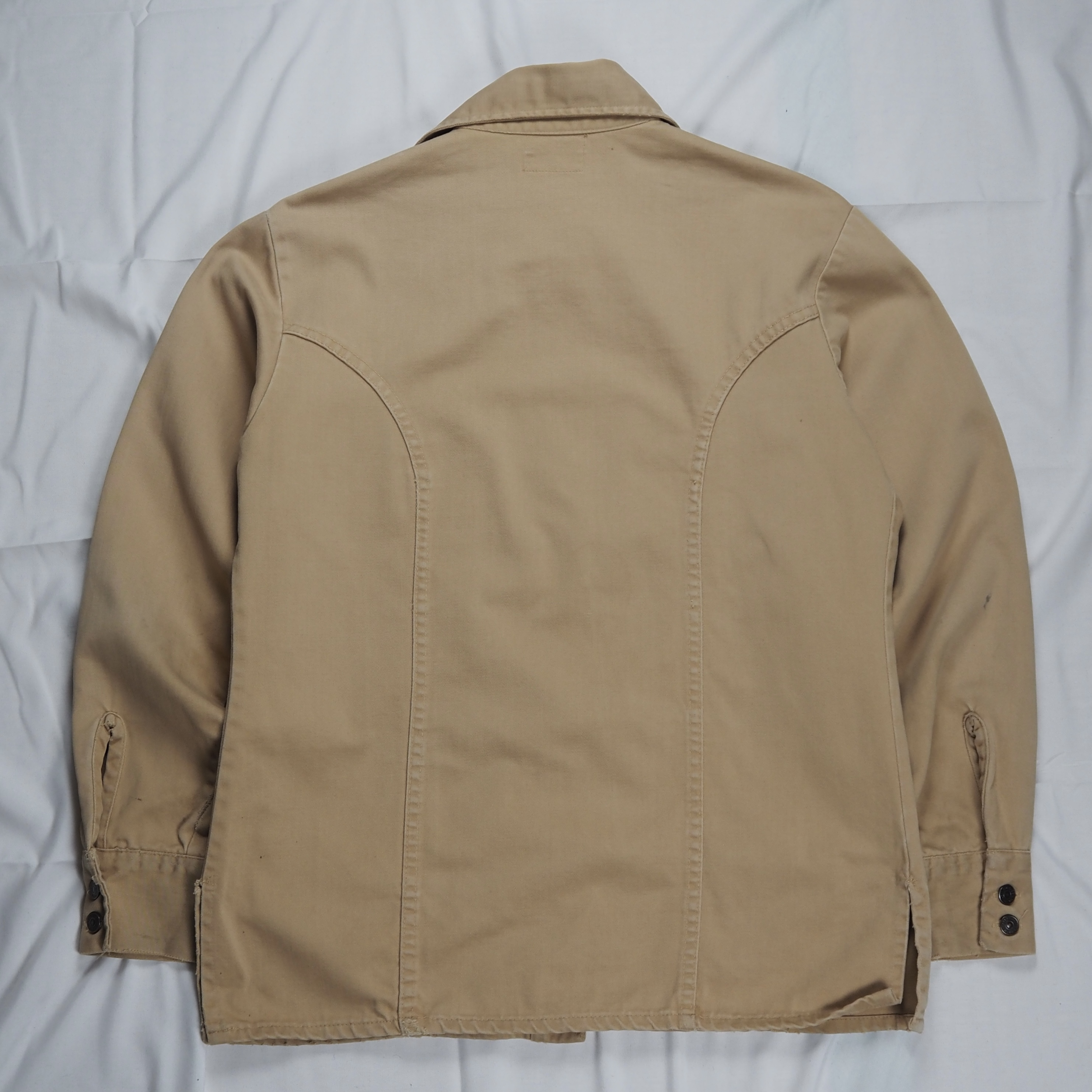 70’s Levi’s ウエスタンシャツ ベージュ ボックスシルエット Mサイズ オンライン限定商品 の画像 14