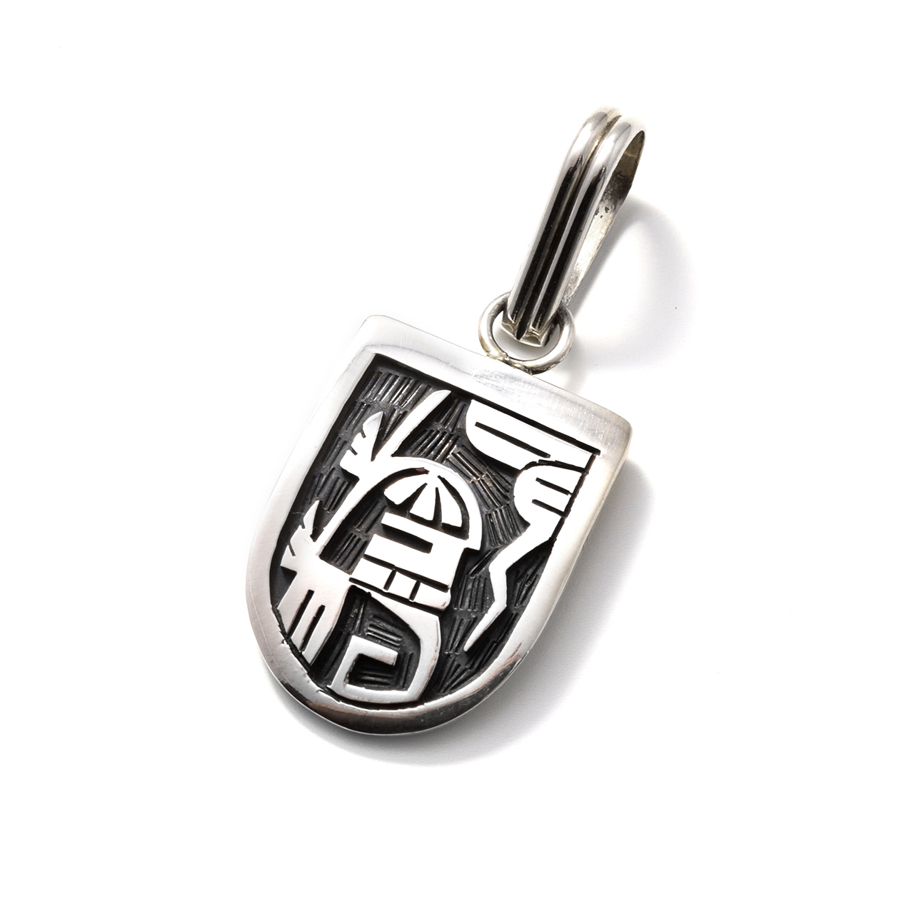 Hopi ホピ族 カチナドール ハンドメイド ペンダントトップ インディアンジュエリー Thuclo Hopi ホピ族 カチナドール ハンドメイド ペンダントトップ インディアンジュエリー Thuclo
