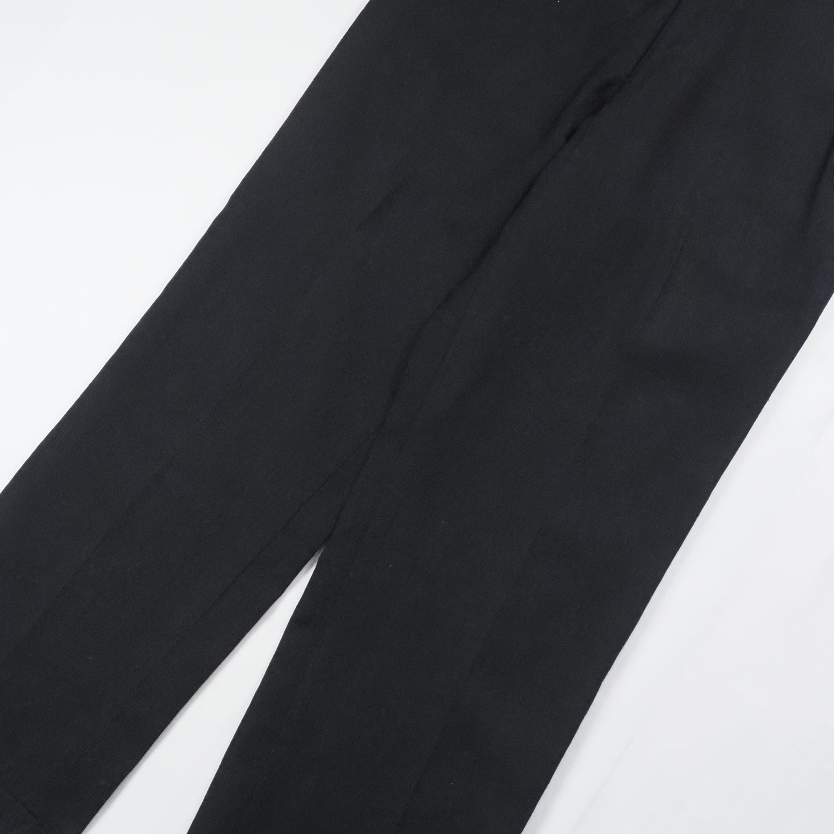 【9/23 20:00入荷】50's ウールスラックス ブラック アルミジップ の画像 7