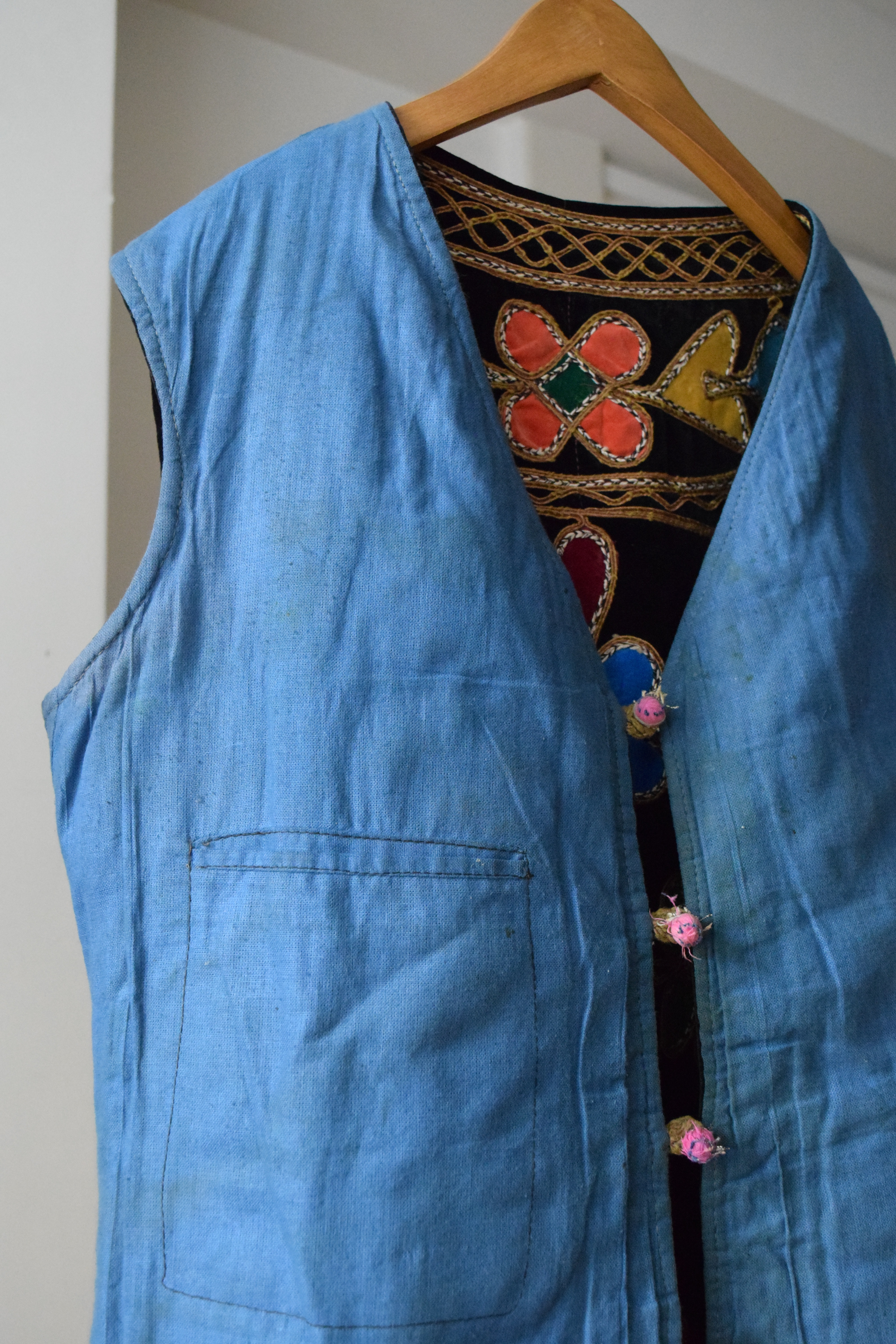 60s Turkey's Hand made vest の画像 7