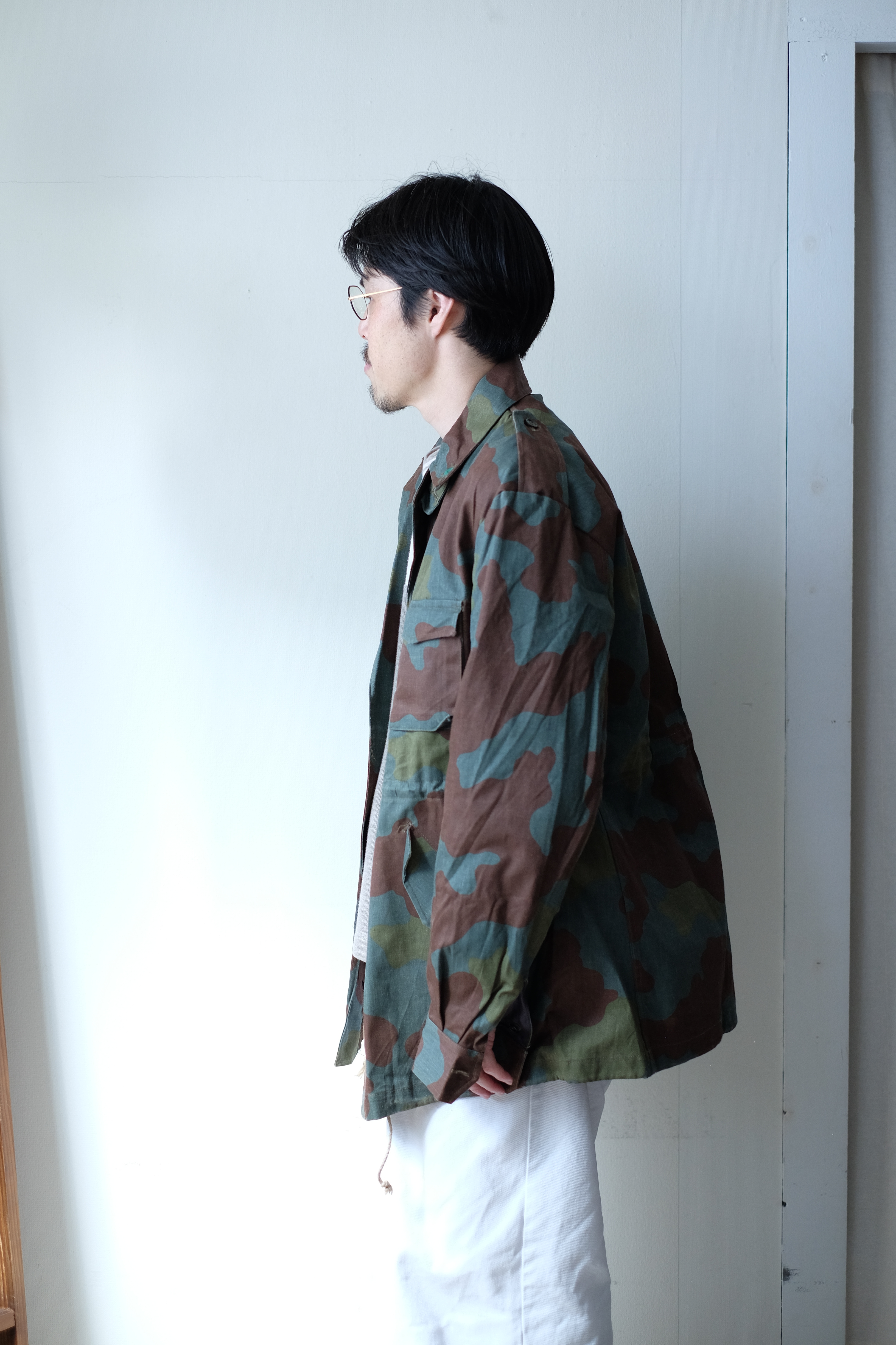 Italian military san marco camo field jacket “one wash” の画像 2
