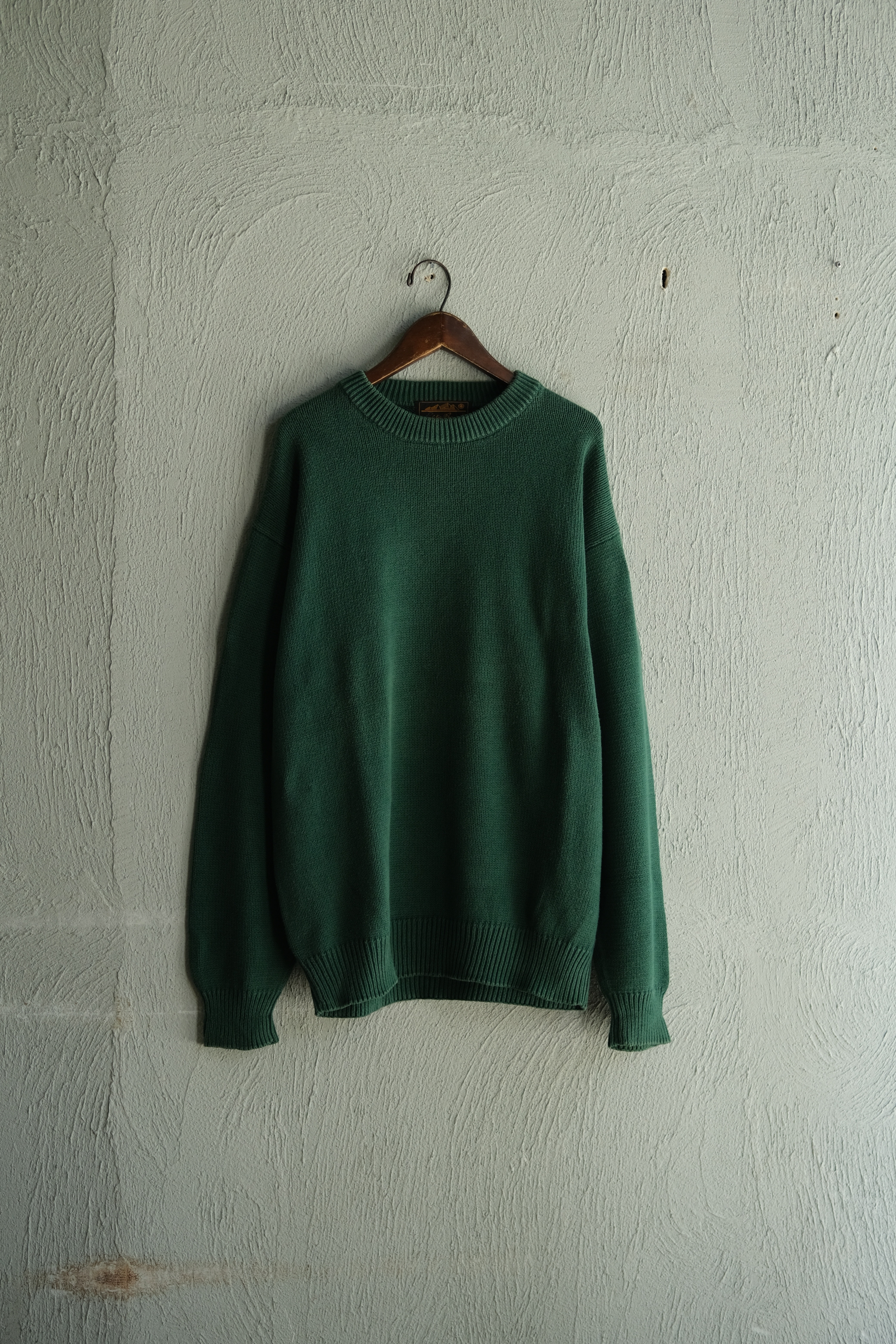 Utah/80's "Eddie Bauer" cotton knit/green