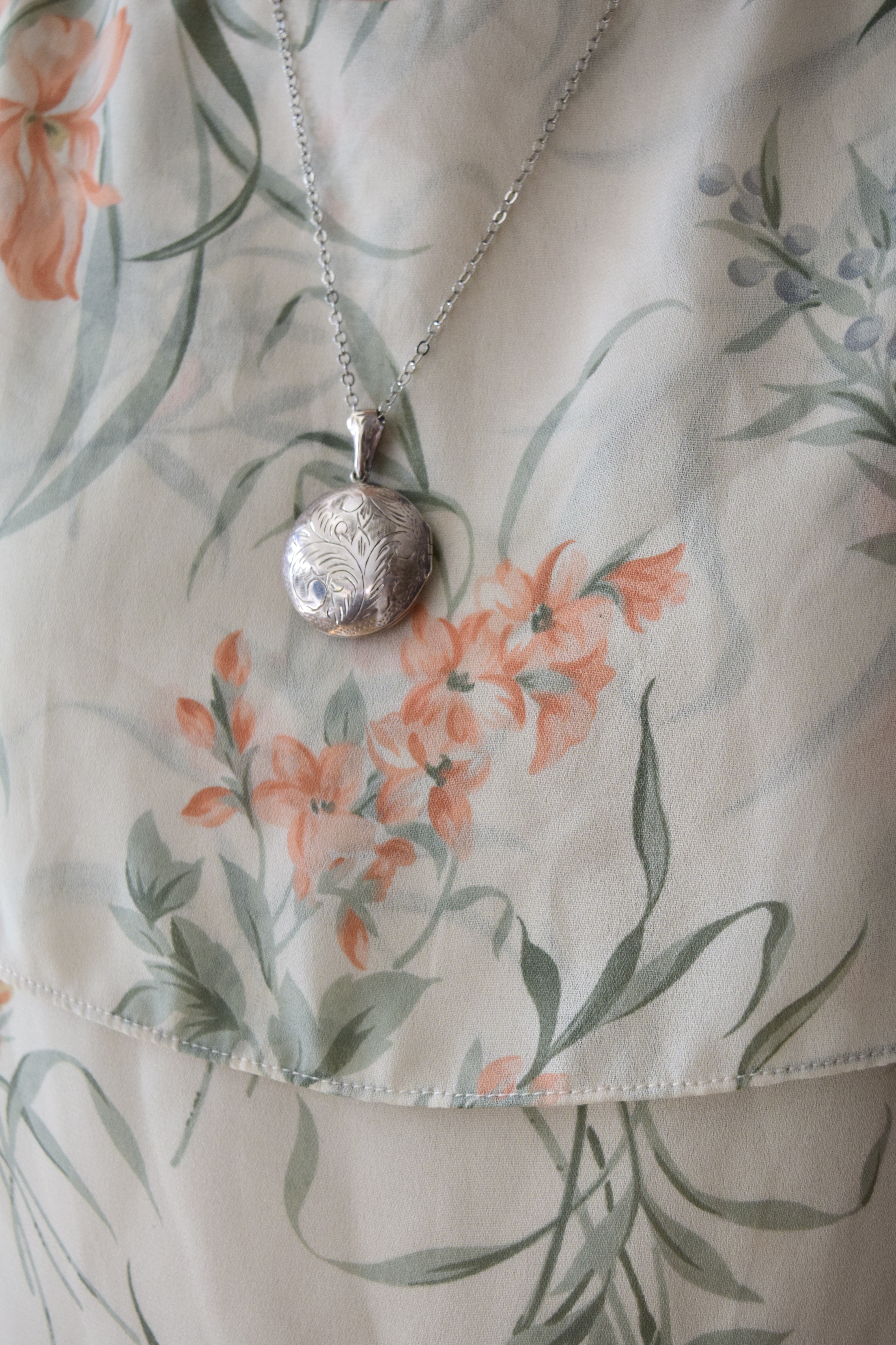 botanical print dress の画像 3