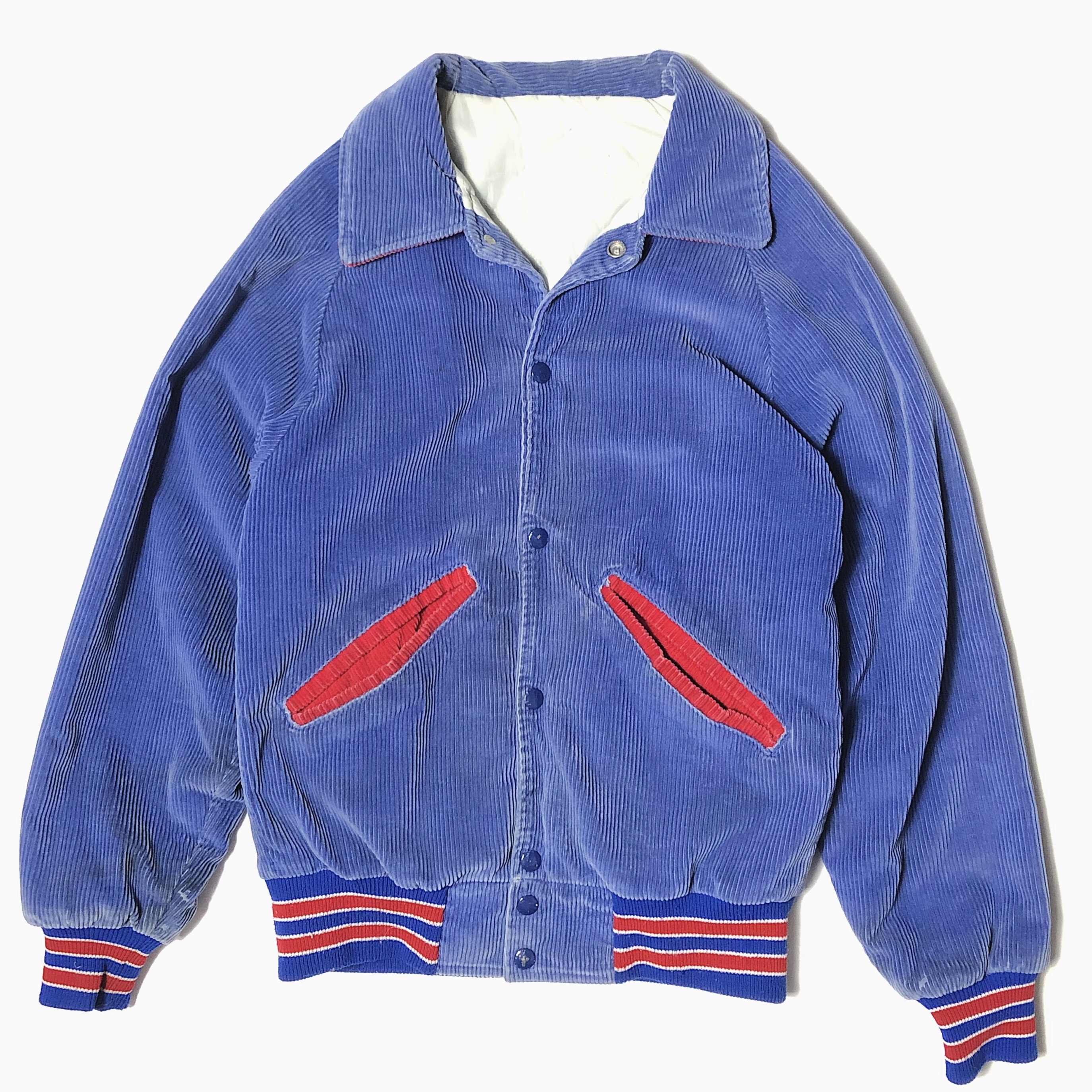 Vintage 80's "CREAVE COEUR HOCKEY" Corduroy Jacket の画像 2
