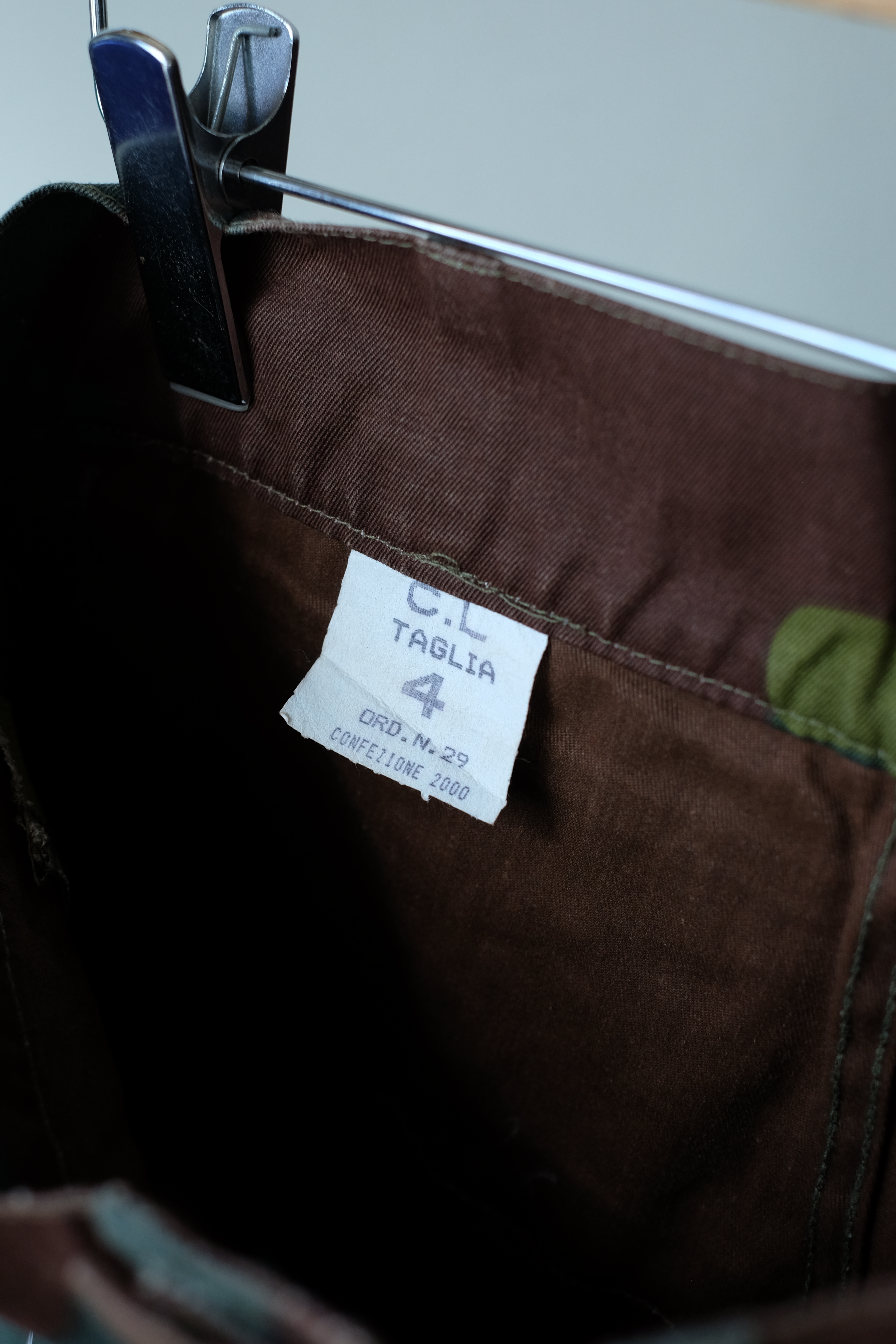 Italian military san marco camo cargo pants の画像 6