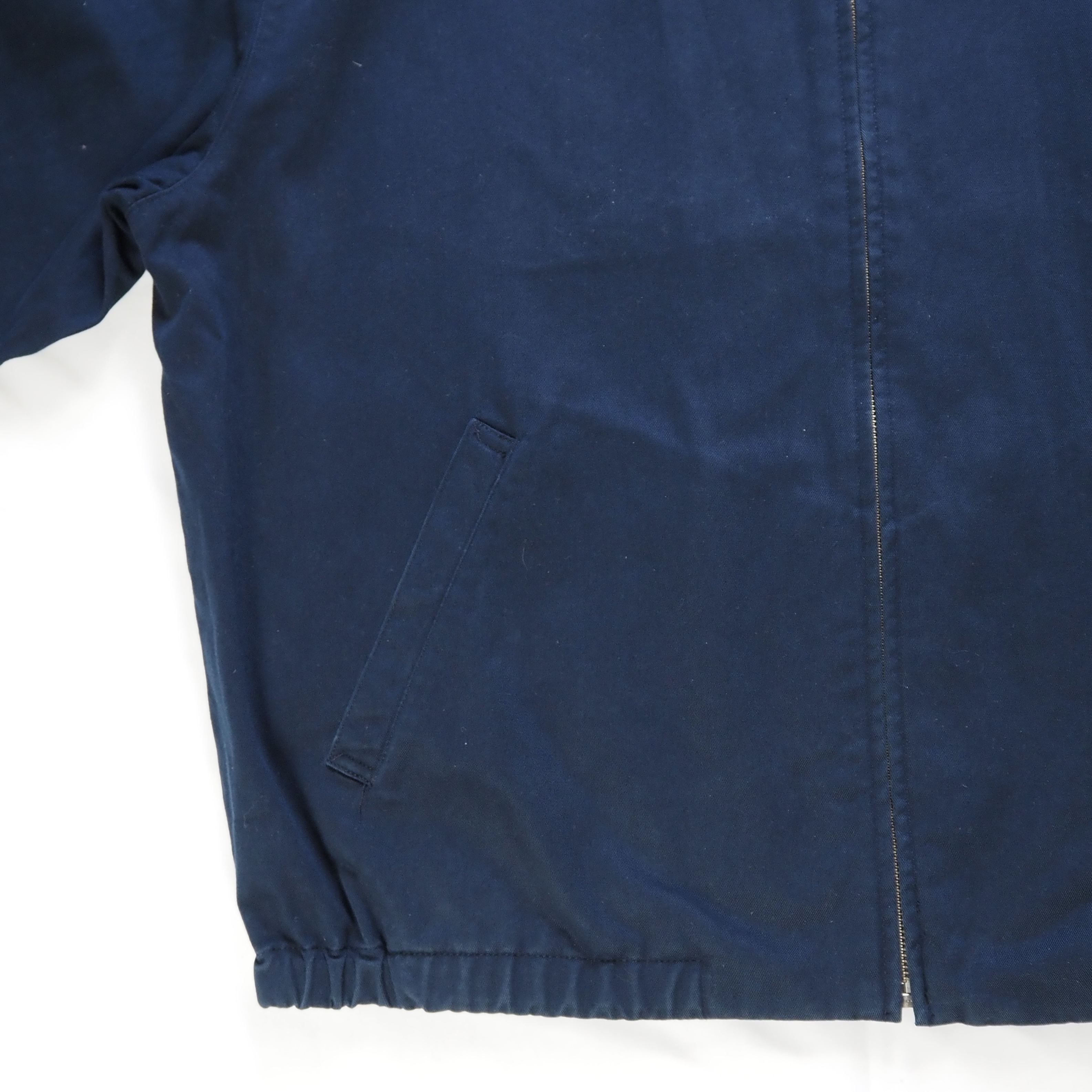 90’s Ralph Lauren コットンスイングトップジャケット ネイビー XL の画像 10