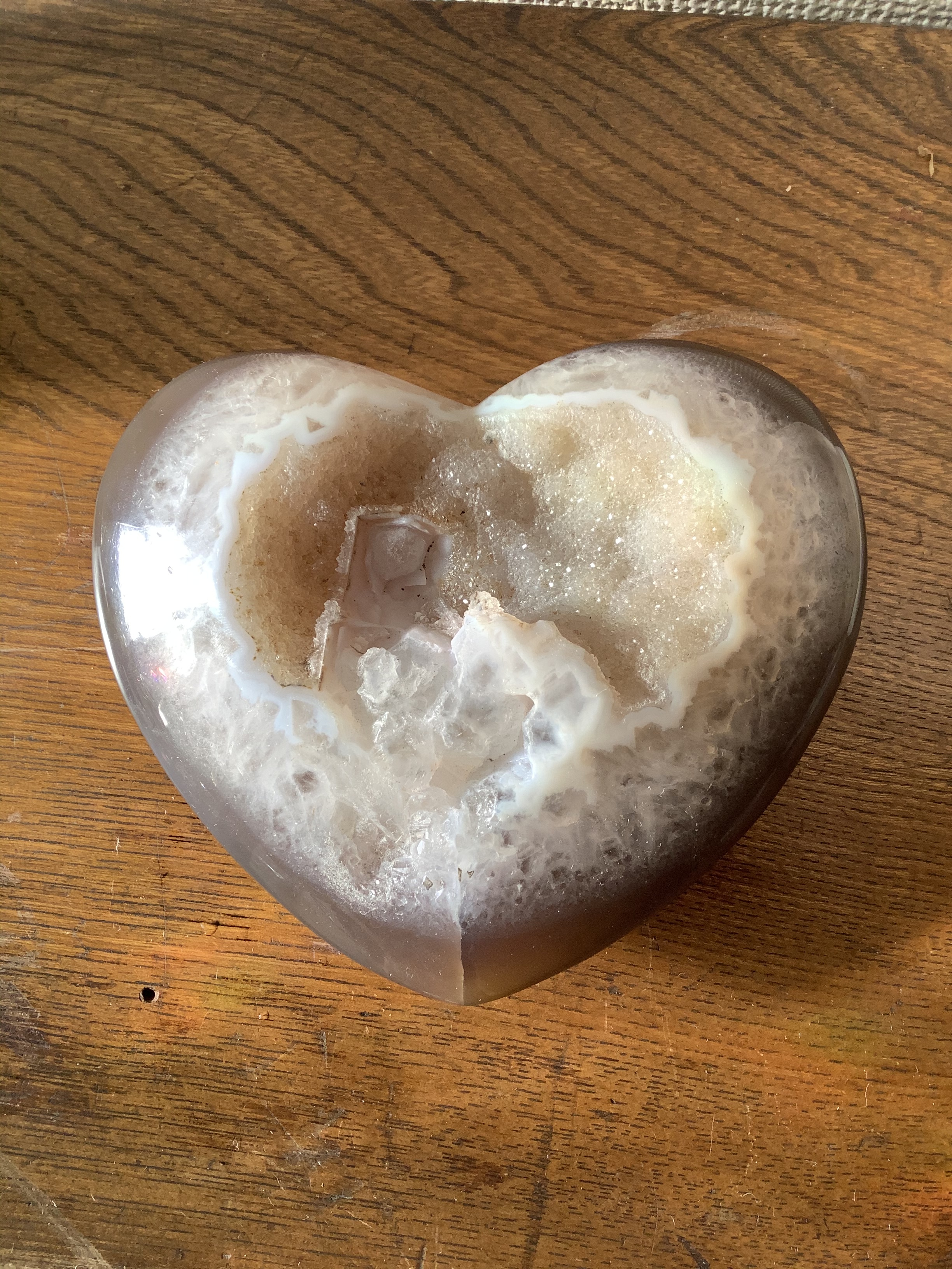 ドルジー瑪瑙ハート Druzy Agate Heart Baby Shaman Herbs ドルジー瑪瑙ハート Druzy Agate Heart Baby Shaman Herbs