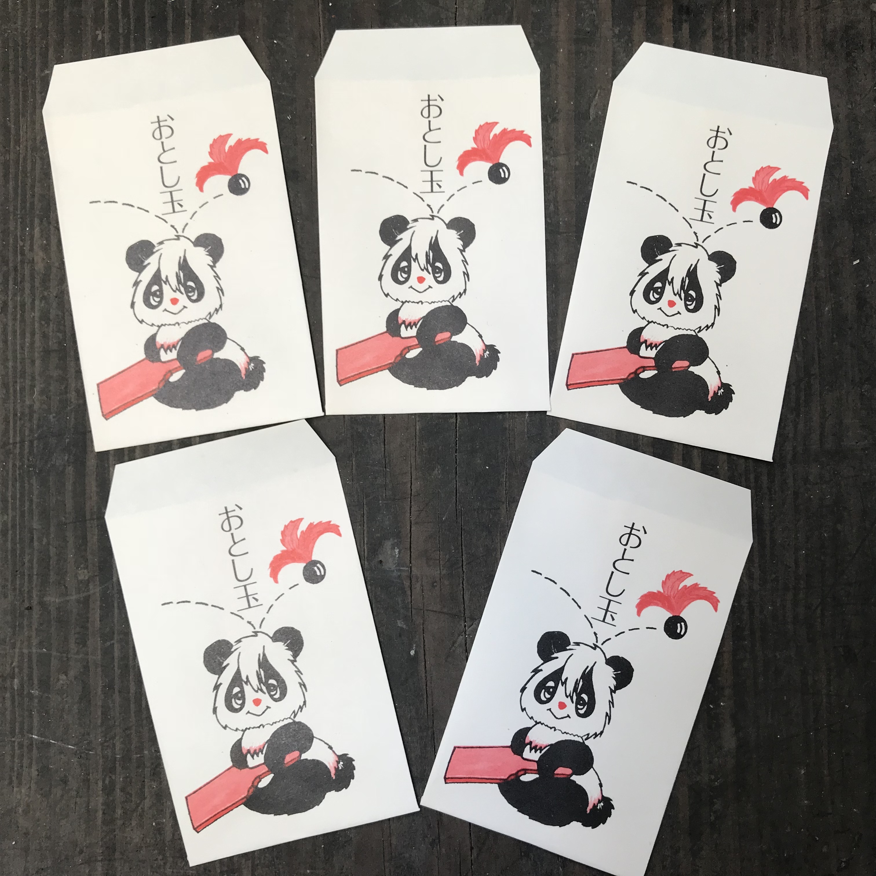 可愛いホールマークのパンダ お年玉袋 5枚セット 70年代 実用外百貨店 レトロ珍品 モラトリアム 可愛いホールマークのパンダ お年玉袋 5枚セット 70年代 実用外百貨店 レトロ珍品 モラトリアム