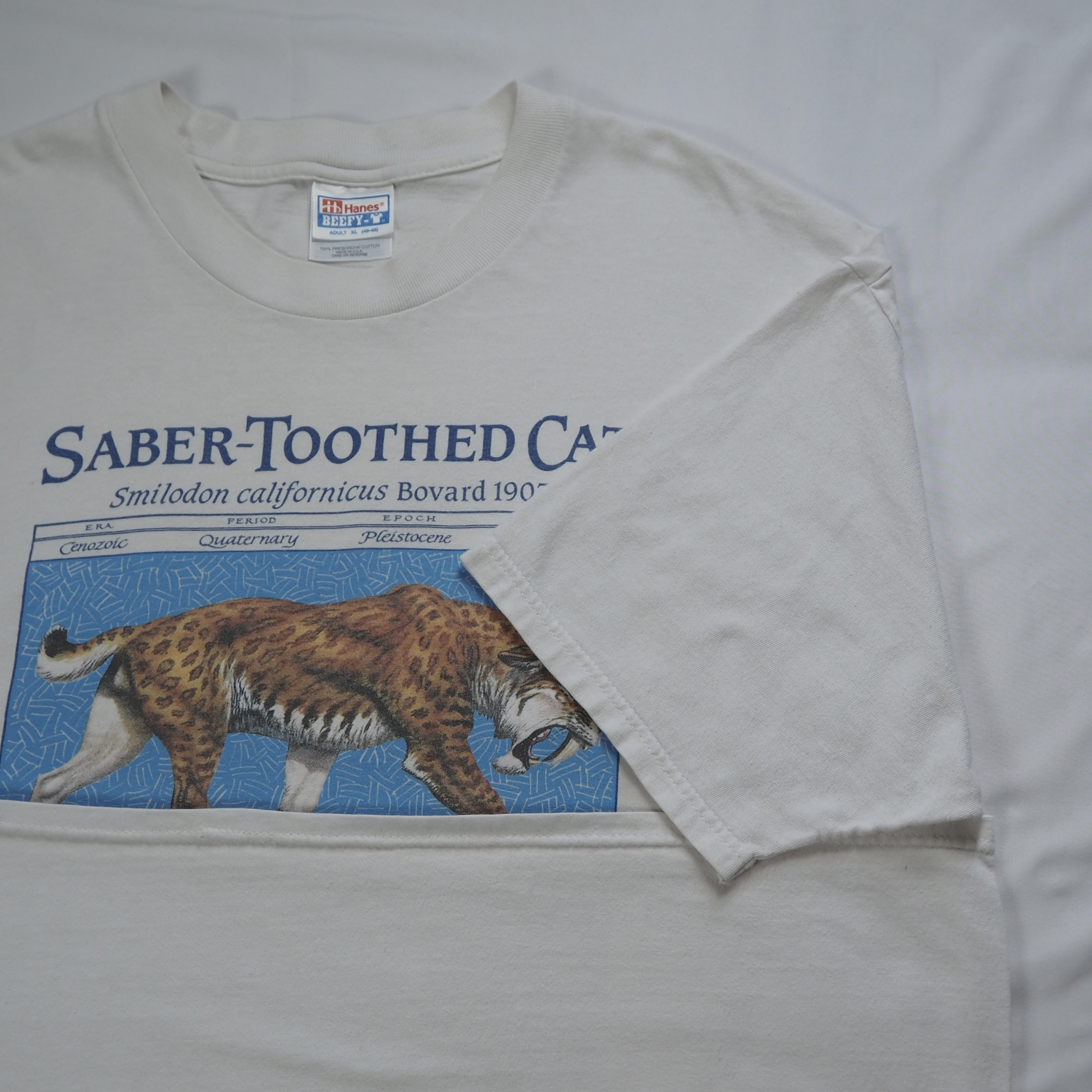 90’s Hanes サーベルタイガーTシャツ XL の画像 13