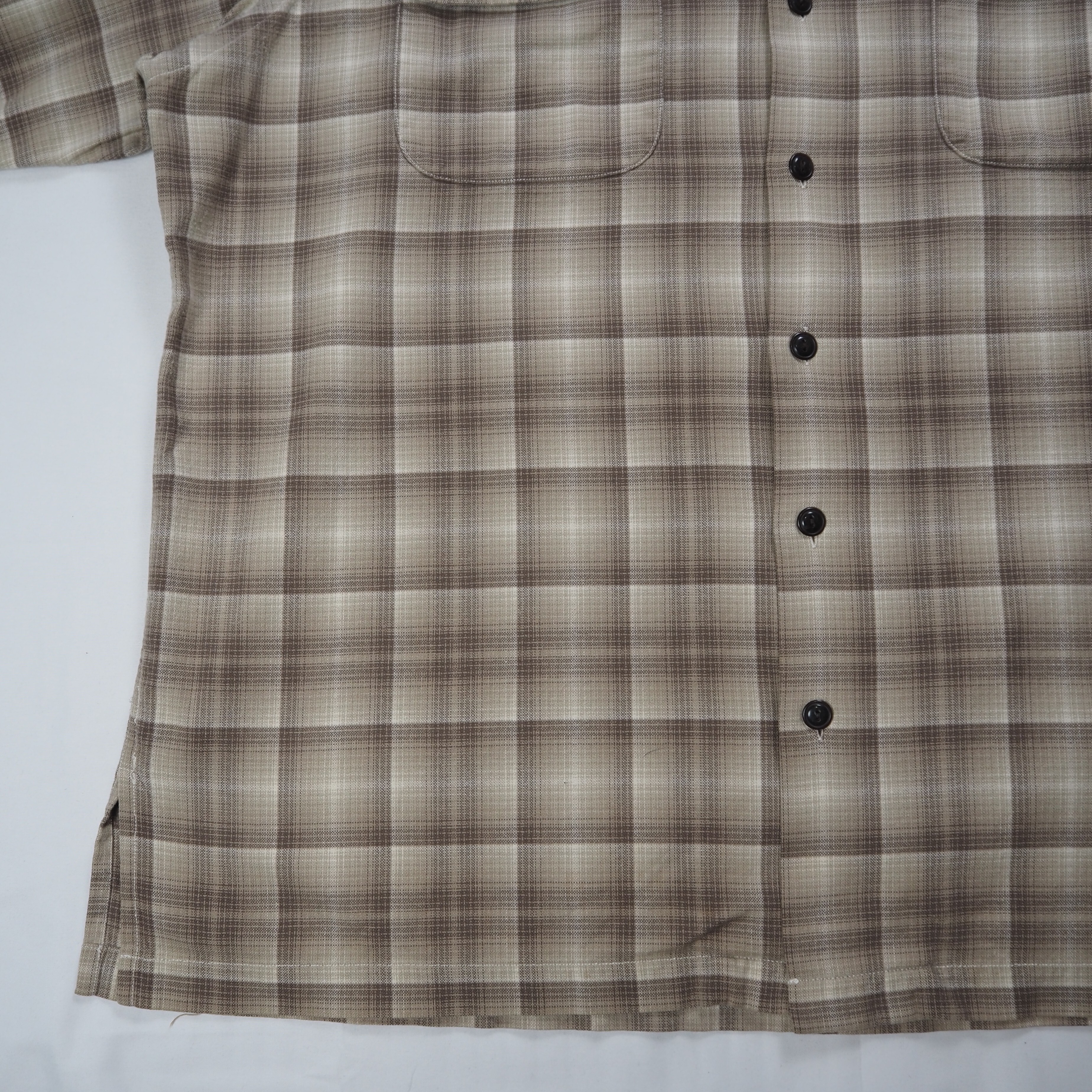 【9/23 20:00入荷】90's POLO Sports シャツ オンブレ ブラウン Lサイズ の画像 7