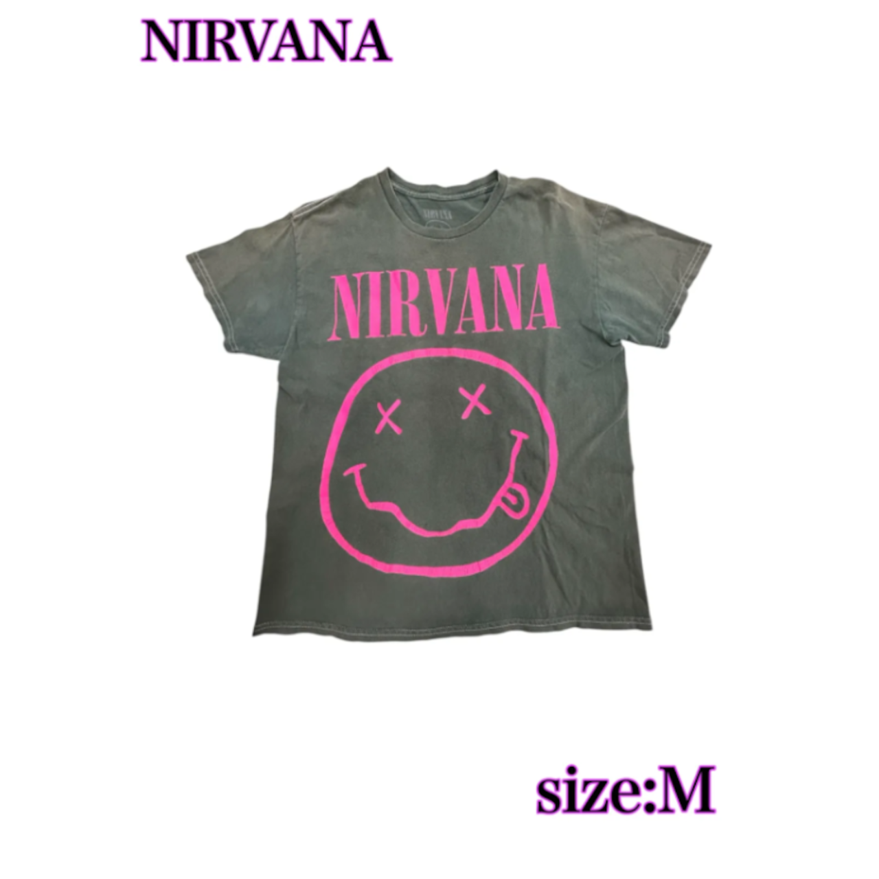 NIRVANA Smile Tee M