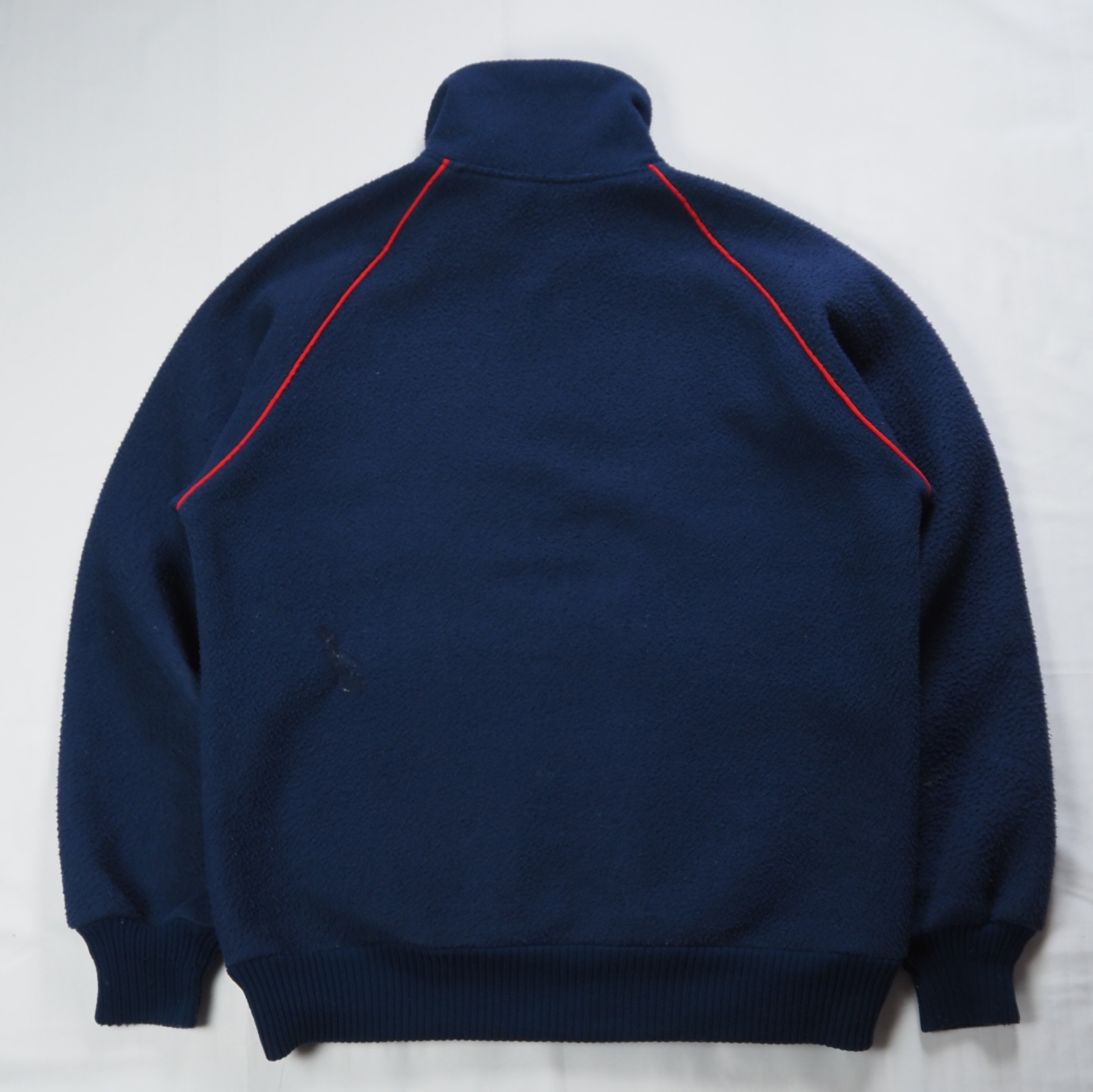 【9/23 20:00入荷】80's Patagonia フリースプルオーバージャケット ネイビー の画像 13