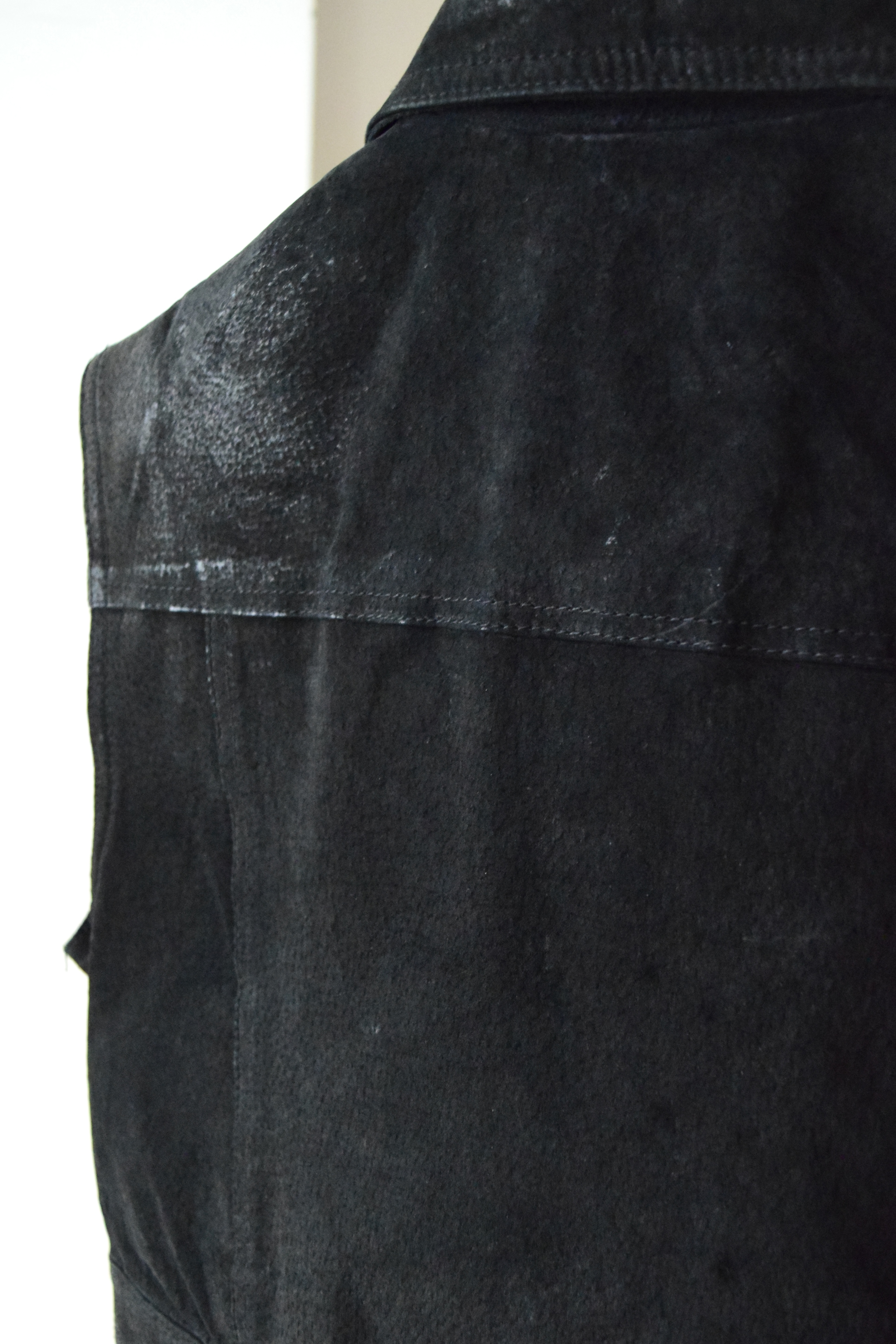 Suede short vest の画像 8