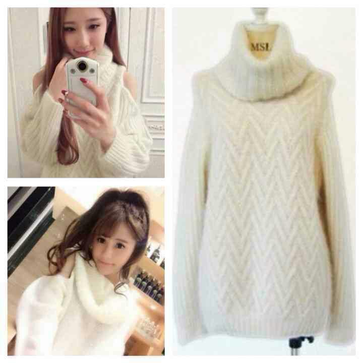 大人気 ここだけ 芸能人 着用 白 ホワイト 清楚 お嬢様 セクシー 肩出し ニット Popsite3 レディース メンズ かわいい 可愛い かっこいい 運動 ダイエット アパレル 服 アクセサリーなど