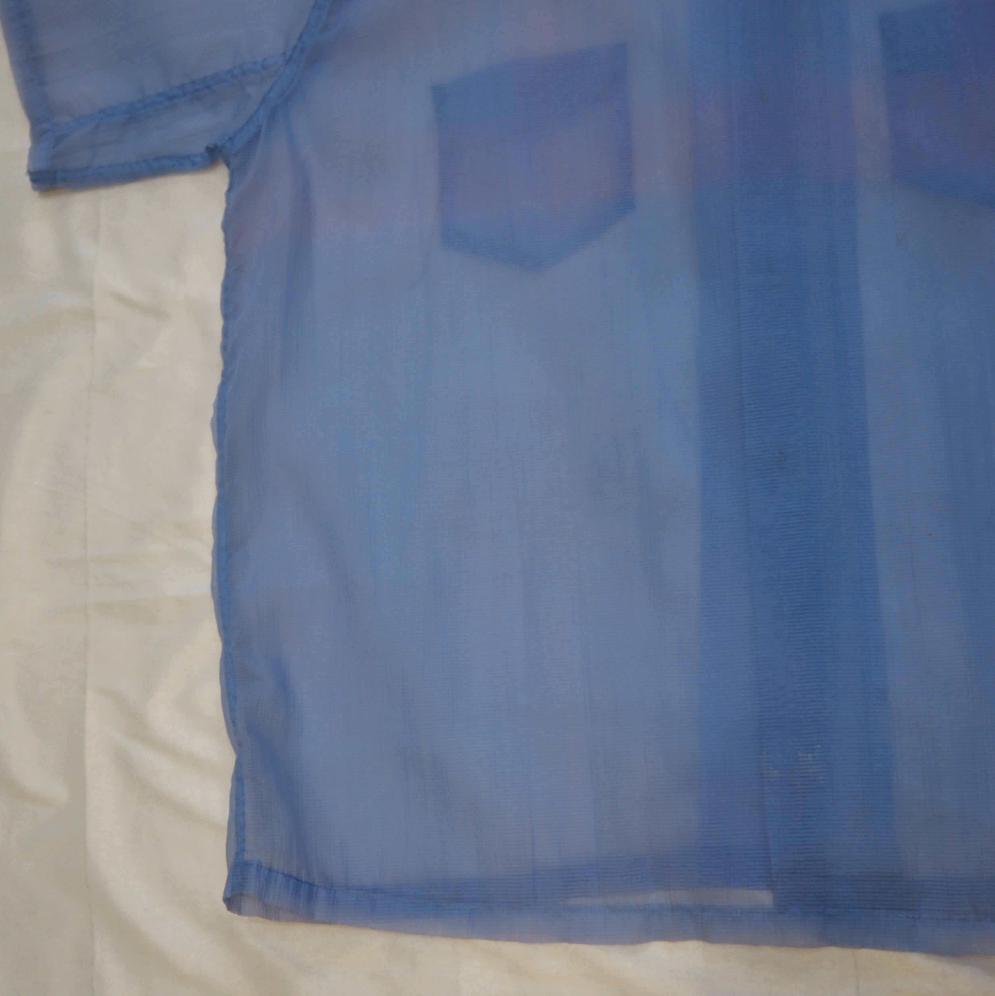 50’s Nylon Shirt シースルー Size XL!!! の画像 11