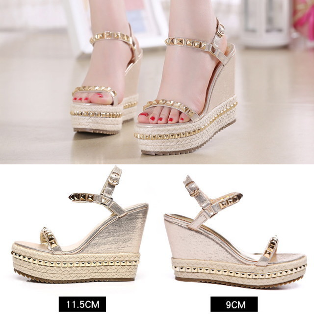 トップ100厚底 ウェッジ サンダル 人気のファッショントレンド