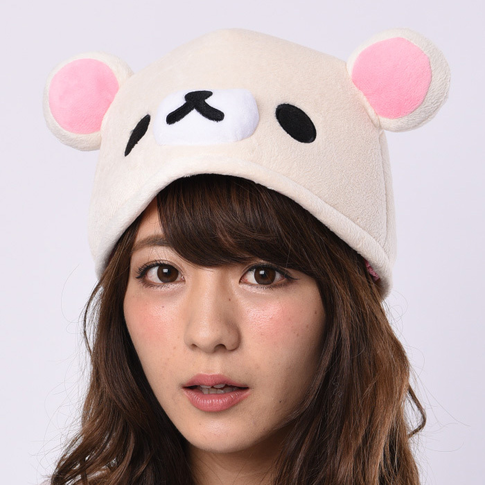コリラックマ 被り物 かぶりもの 被りもの キャラクター グッズ かわいい 可愛い リラックマ なりきり アニメ メンズ レディース 男女兼用 ヘッド 帽子 頭 コスプレ コス コスチューム ハロウィン衣装 仮装 文化祭 忘年会 運動会 安い イベント プレゼント 面白い S Sz