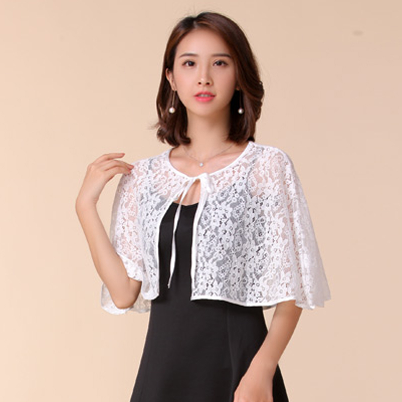 パーティー ボレロ ショール ストール レース 花柄 透け感 リボン 結婚式 大きめサイズ 韓国 Mme6007 Dress Bird