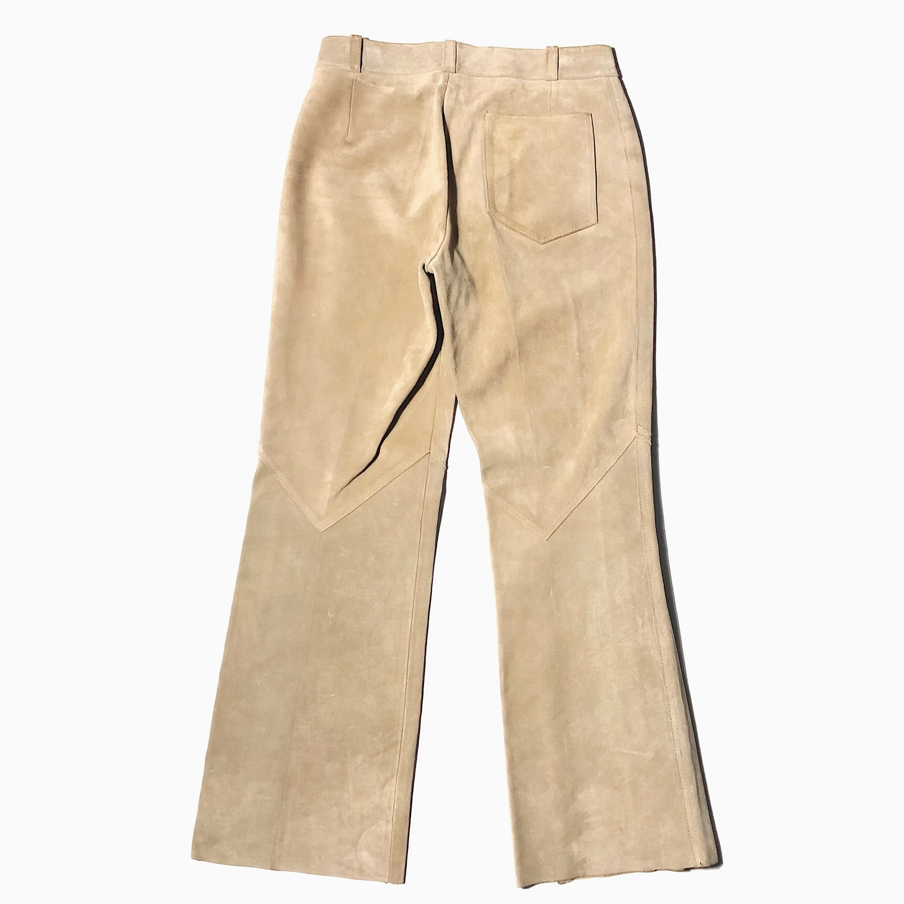 Vintage 70's Suede Flare Pants の画像 2