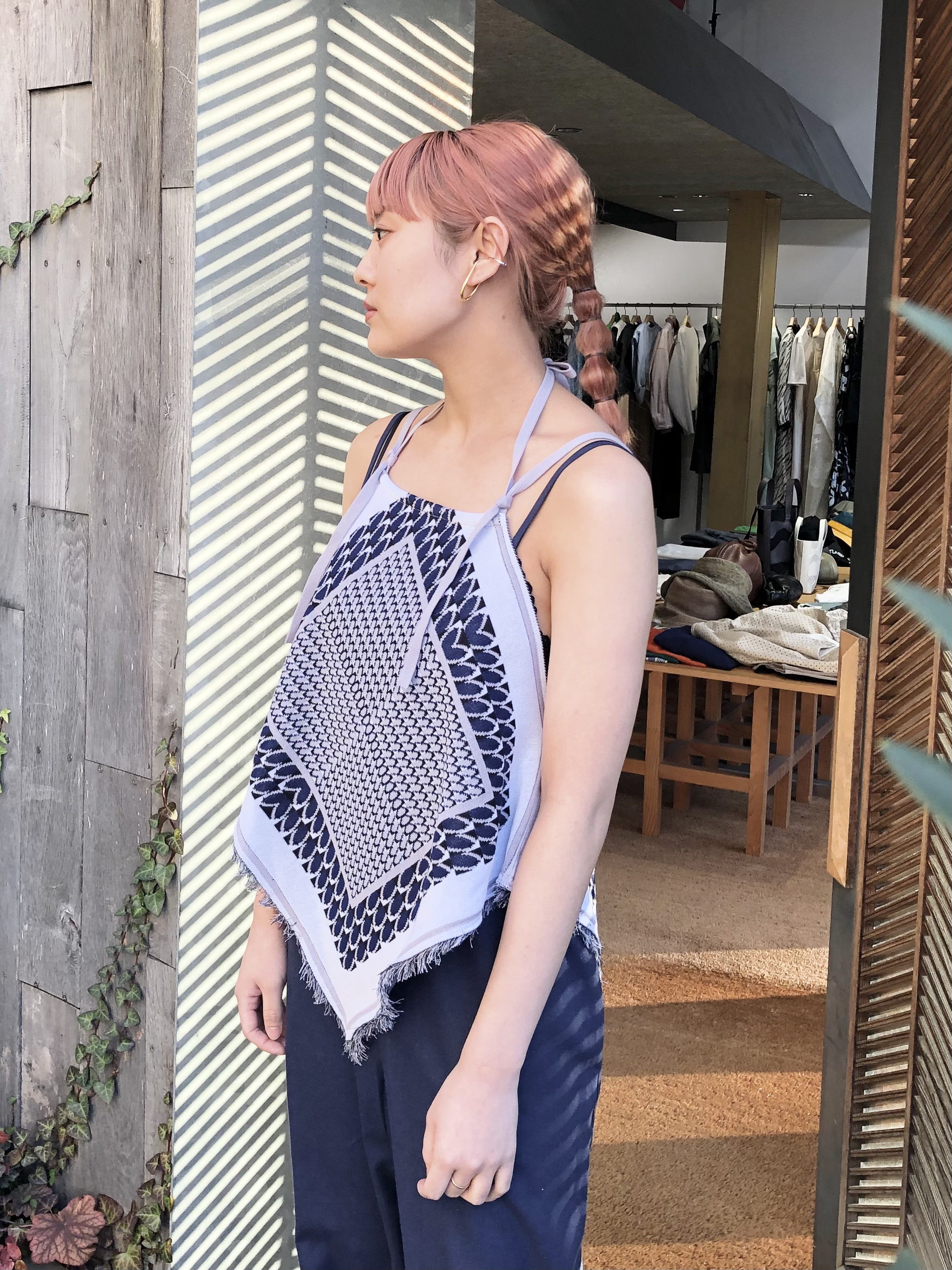21ss Tan タン Fruit Jacquard Halter Tops Trentのオンラインショップ 福岡市のセレクトショップ