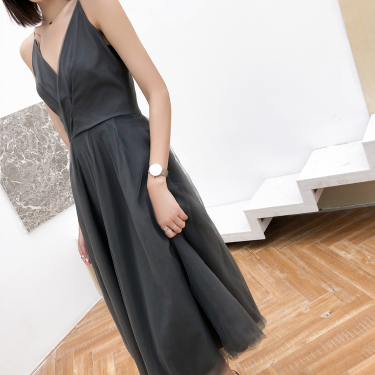 パーティードレス 結婚式 お呼ばれドレス 代 30代 40代 結婚式ワンピース ノースリーブ 黒ロングワンピース キャミワンピ お呼ばれワンピース 二次会 成人式 同窓会 食事会 謝恩会 創立記念 周年記念 女子会 演奏会 発表会 Viento