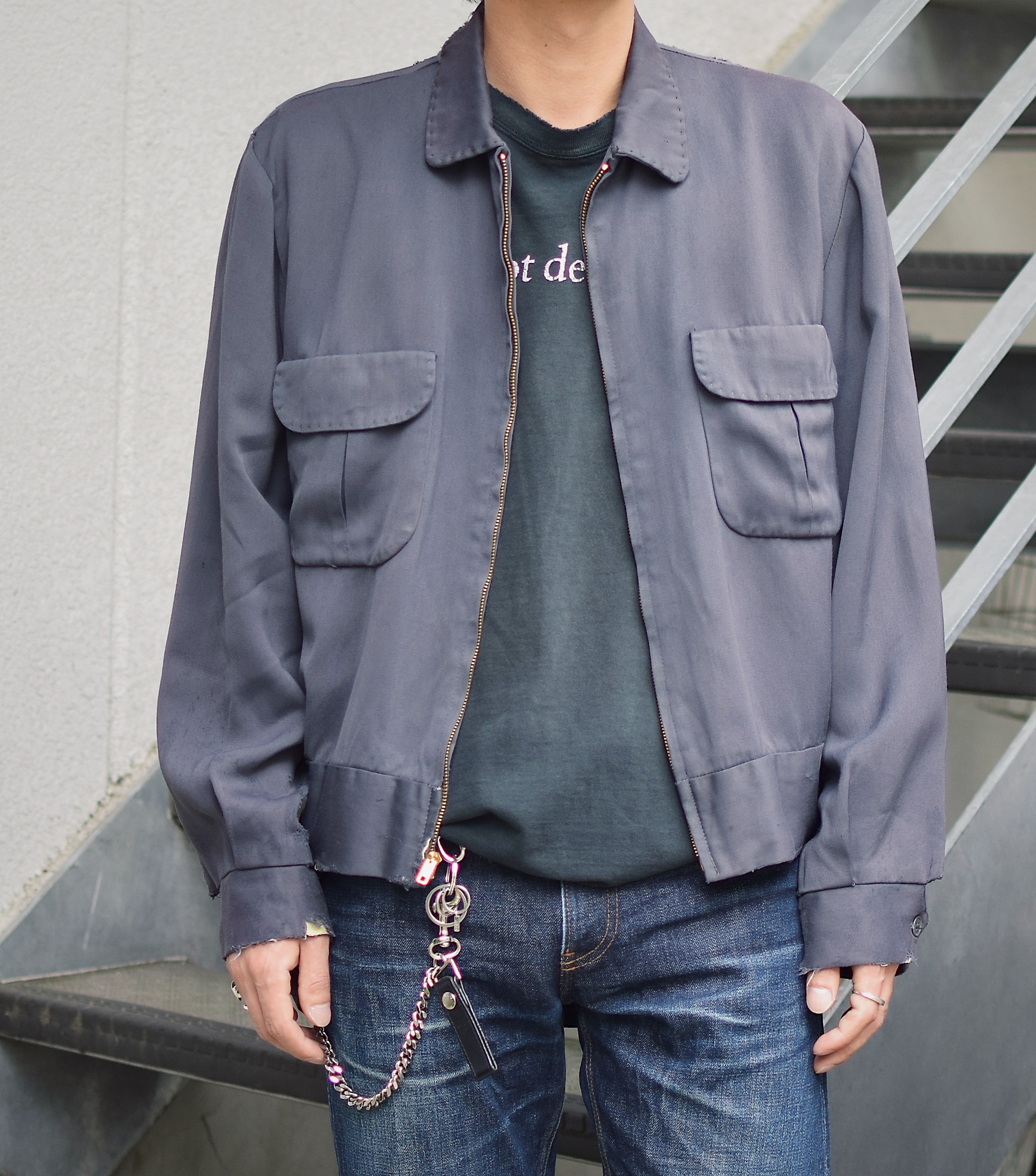 Vintage 50's【Hall American SPORTSWEAR】Rayon Gabardine Jacket の画像 3