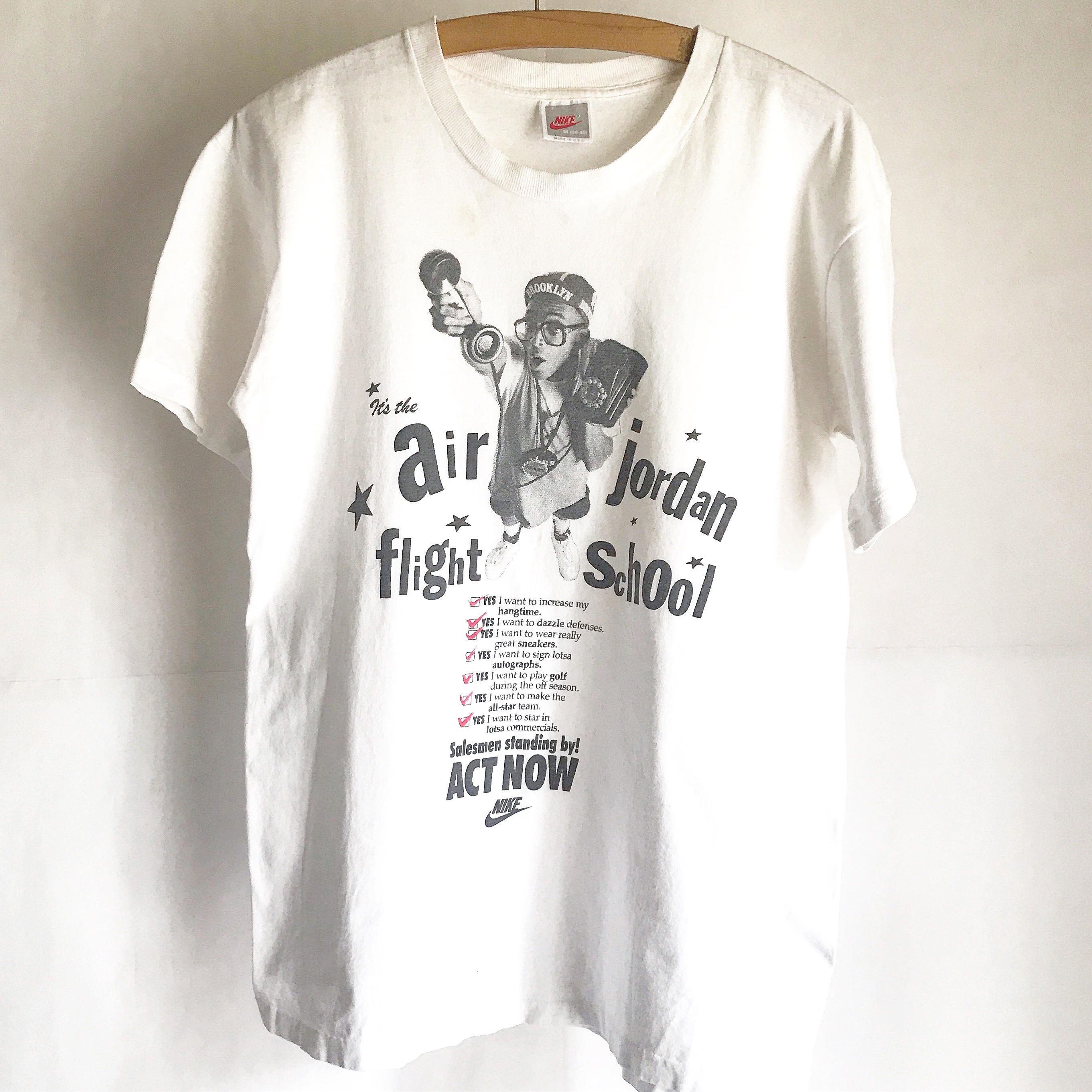 90 S Nike Air Jordan Flight School スパイクリー フォトプリントtシャツ Made In Usa 世田谷ビンテージ