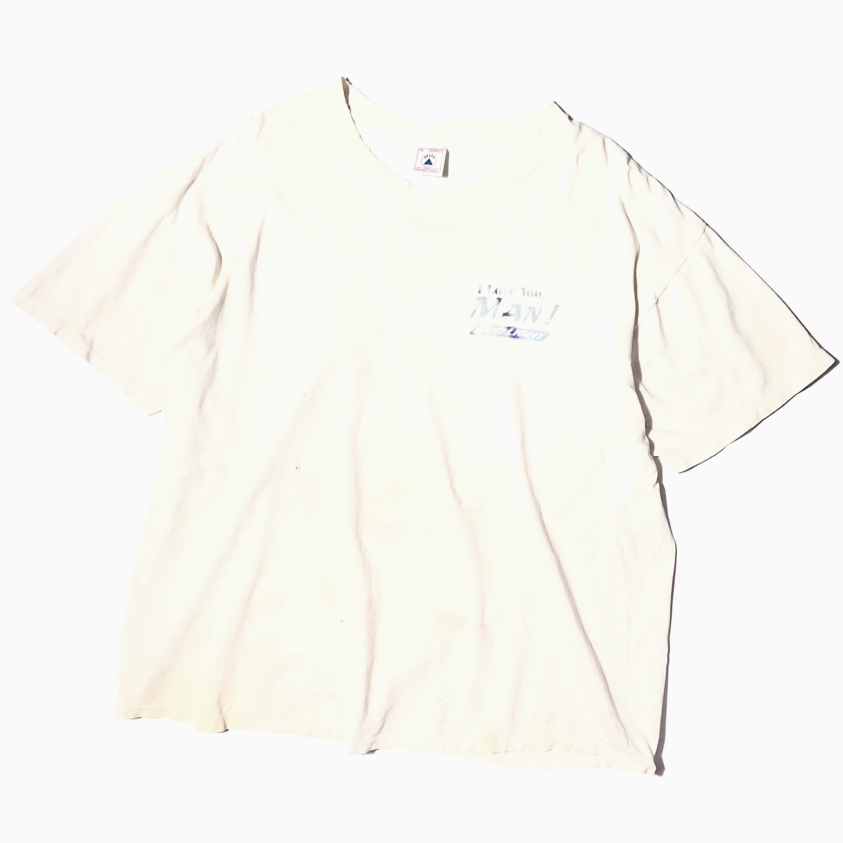 Vintage 90's【DELTA】"BUD LIGHT" Grunge T-shirt の画像 2