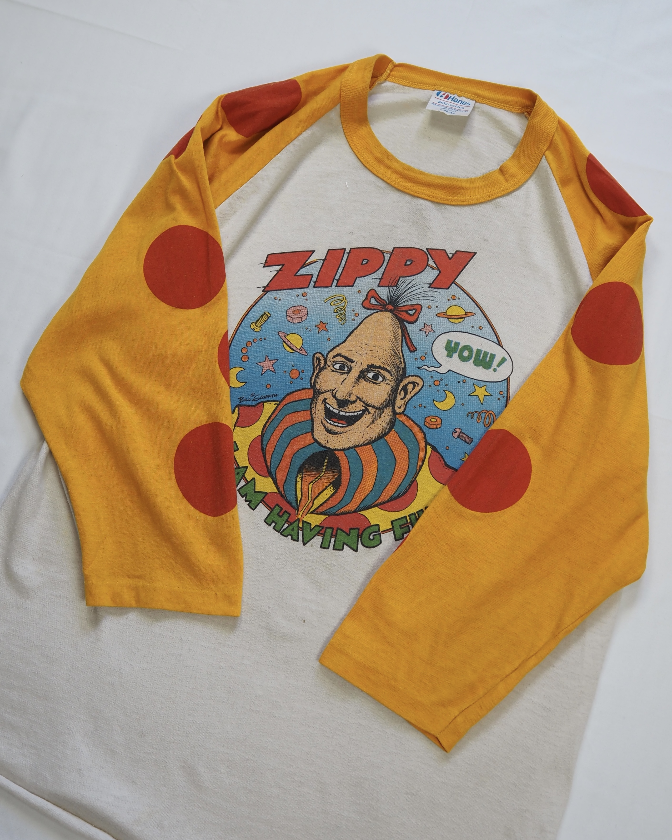 【5/6(水) 20:00入荷】80’s Zippy ラグランTシャツ の画像 3